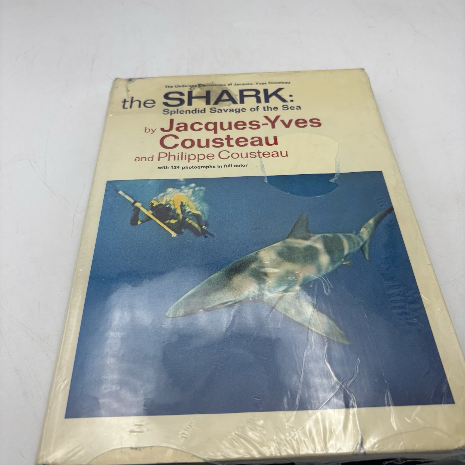 The Shark: Splendid Savage of the Sea by Jacques-Yves & Philippe Cousteau 1970