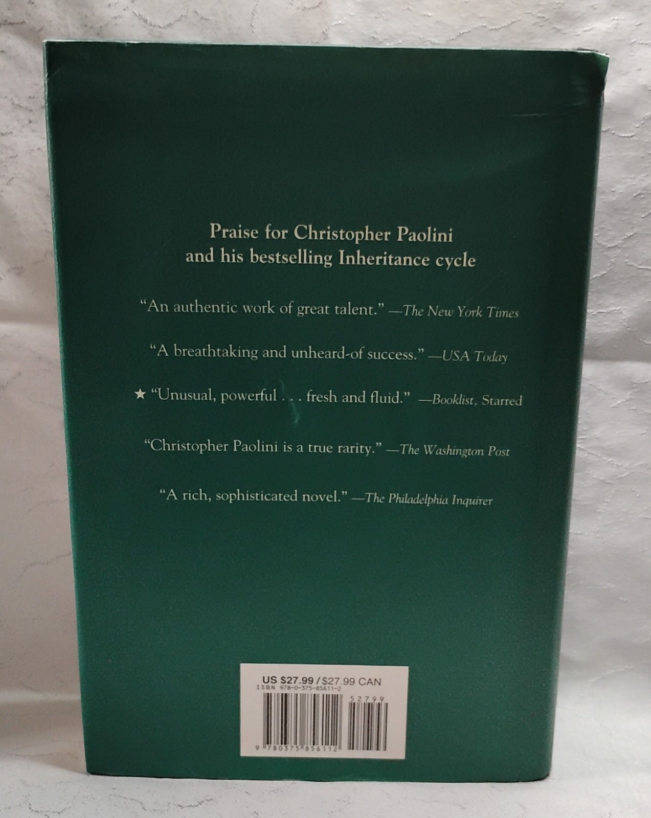 Inheritance Book 4 by Christopher Paolini First Edition Hardcover Dust Cover