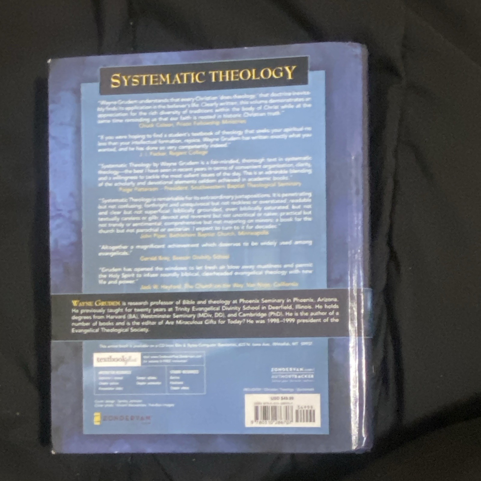 Wayne Grudem Systematic Theology: Intro to Biblical Doctrine Hardcover