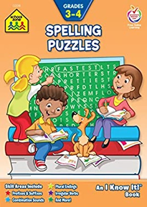 Spelling Puzzles 3-4 Paperback Joan Hoffman