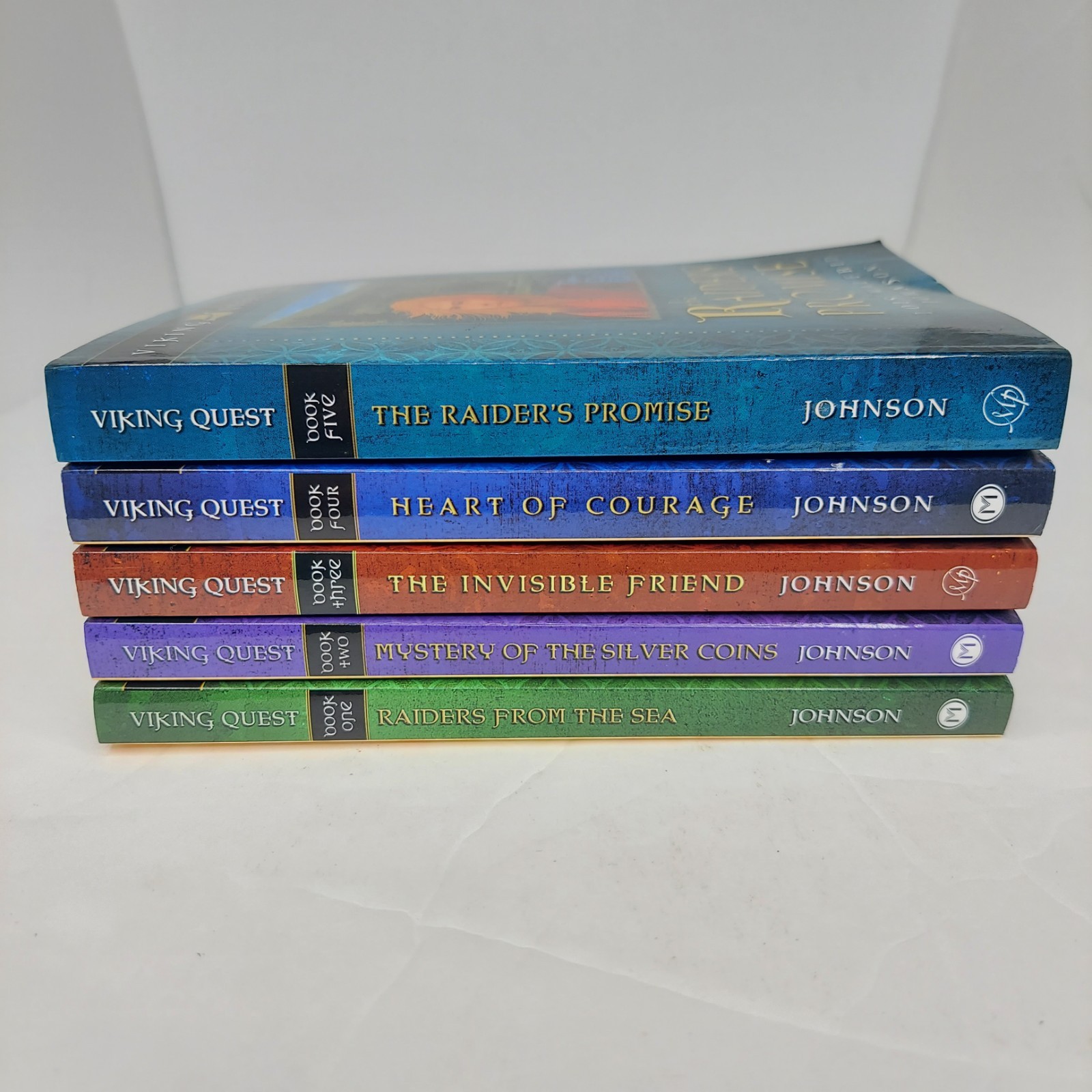 VIKING QUEST Series Lois Walfrid Johnson Complete Set Books 1 2 3 4 5 Ex Library