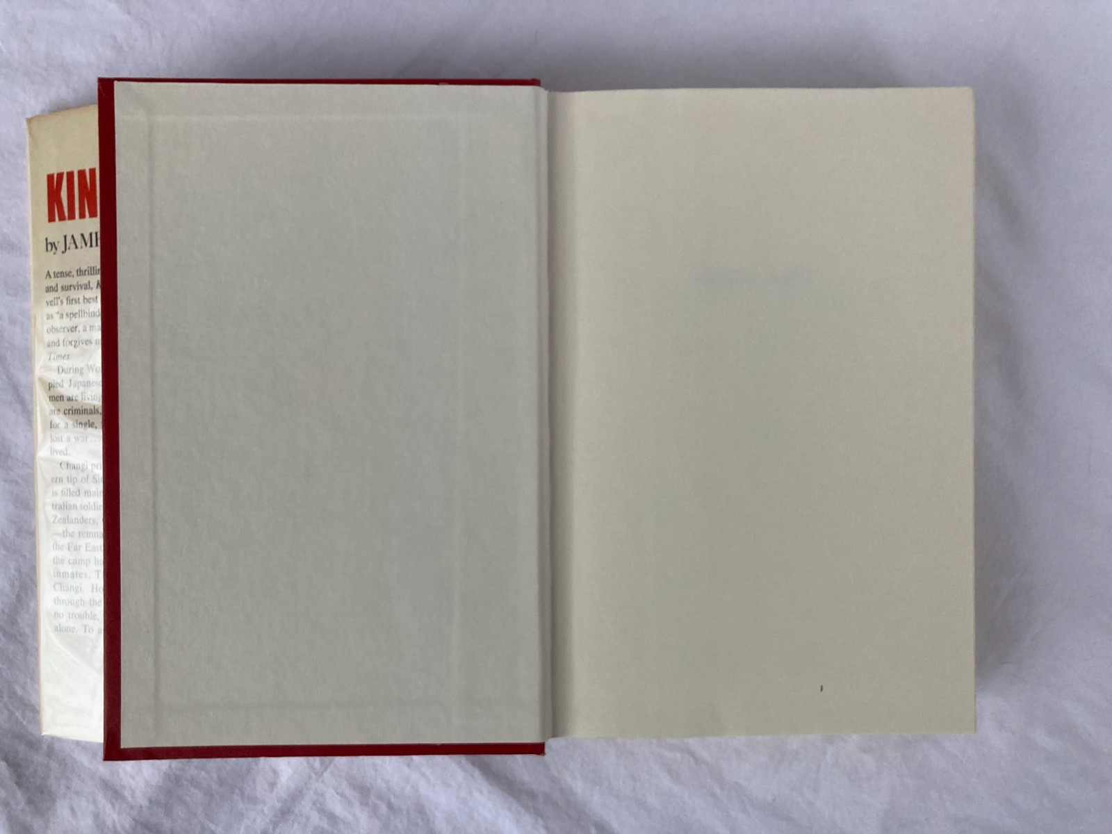 King Rat – James Clavell – 1962 BCE HC Atheneum DJ + Clear Cover