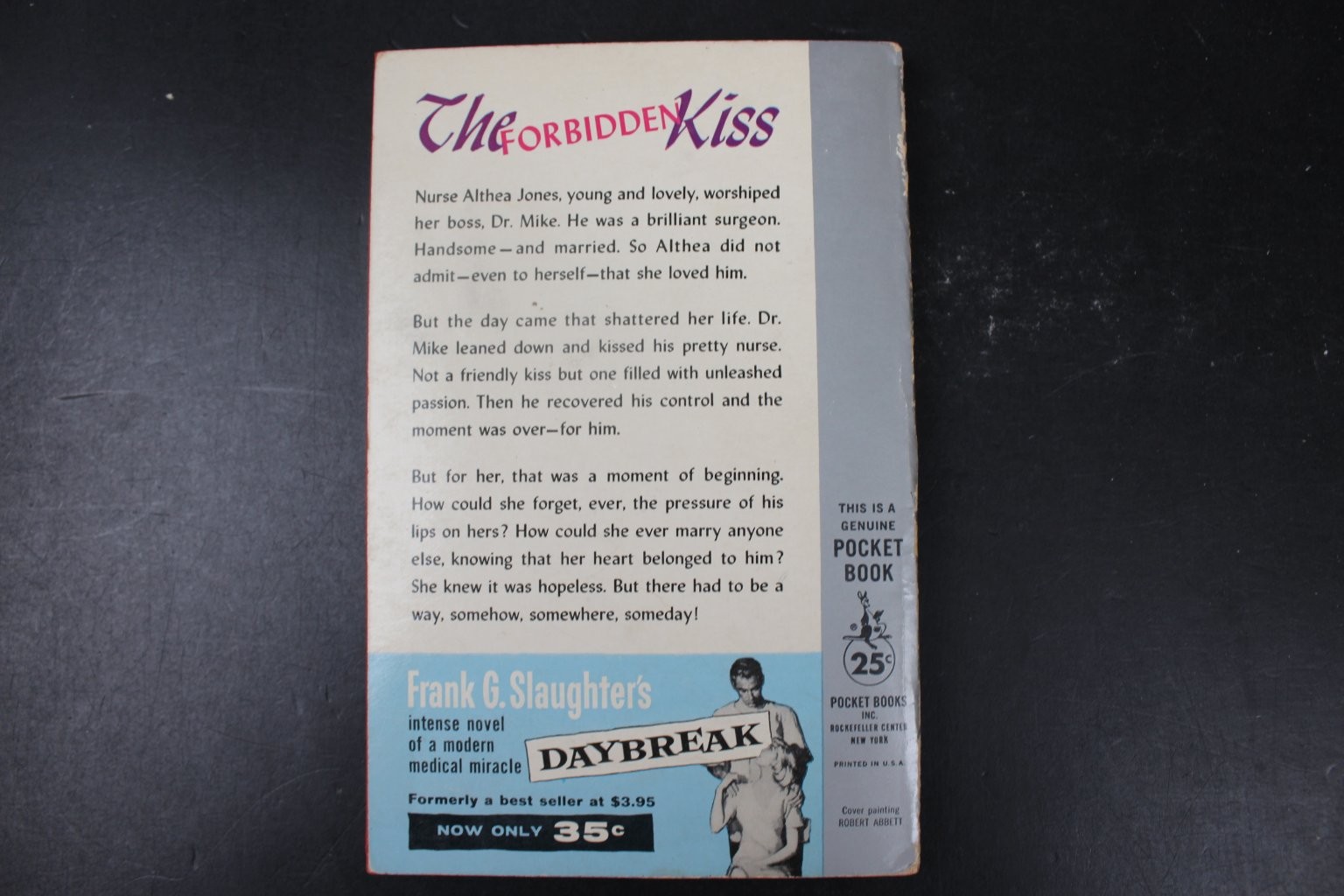 Surgical Nurse Rosie M. Banks 1959 1st Printing Romance Medical Pocket Book PB