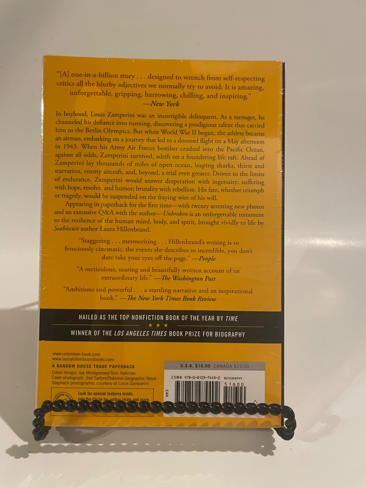 Unbroken A WWII Story of Survival Resilience & Redemption by Laura Hillenbrand