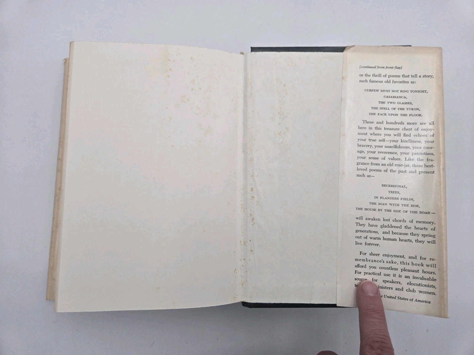 The Best Loved Poems of the American People, (1936 HCDJ) Hazel Felleman J85