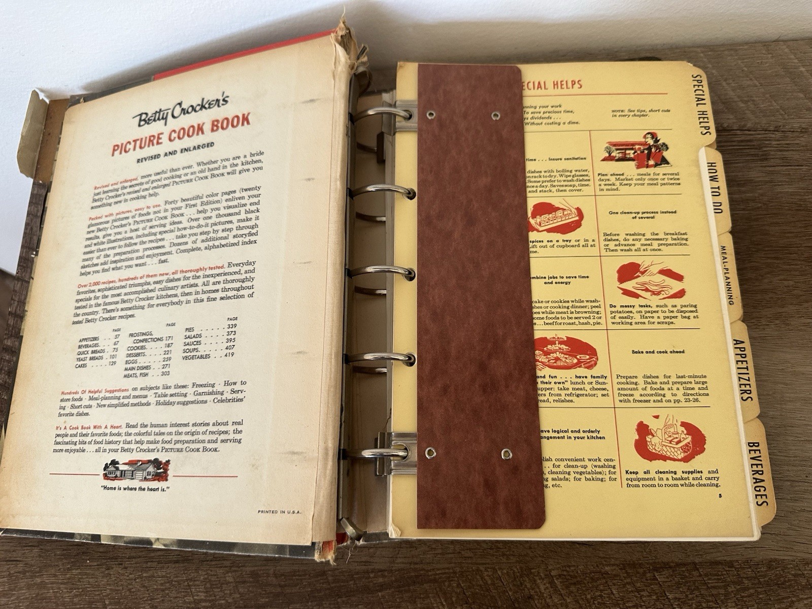 Betty Crocker’s Picture Cook Book Revised Edition, Illustrated Ring/Wire Bound