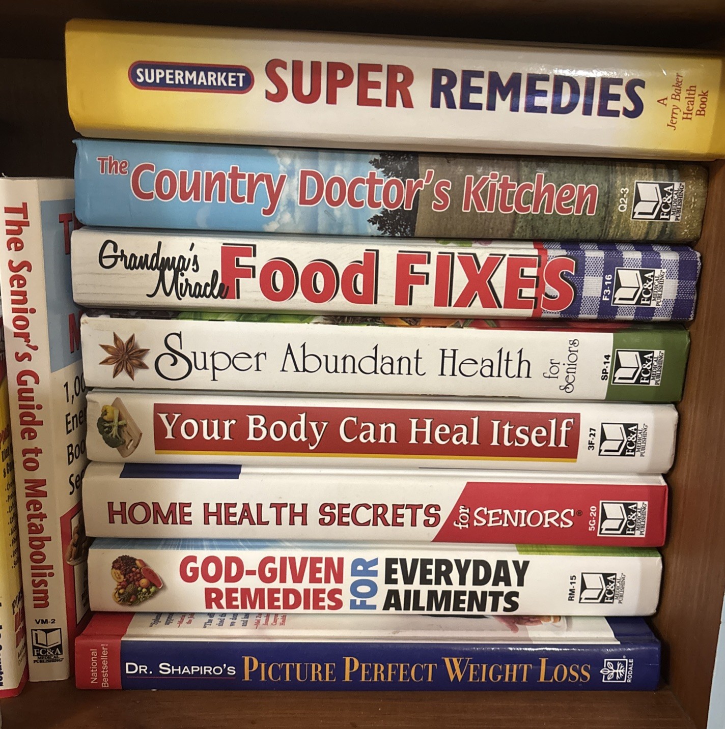 Books on health – Collection Of 9 Excellent Condition