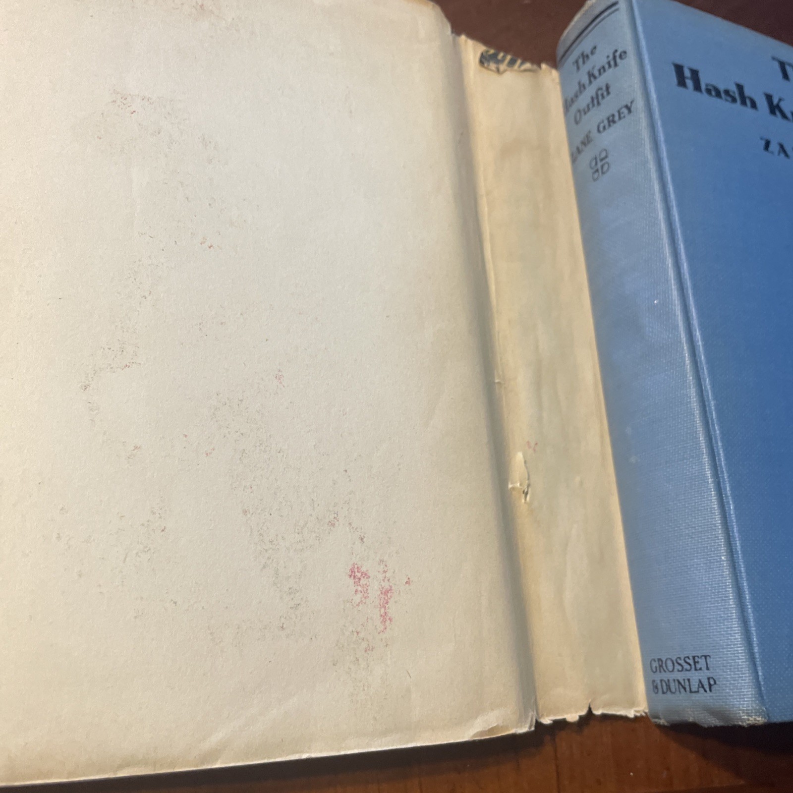The Hash Knife Outfit by Zane Grey | 1933 Grosset & Dunlap HC W/ Dust Cover