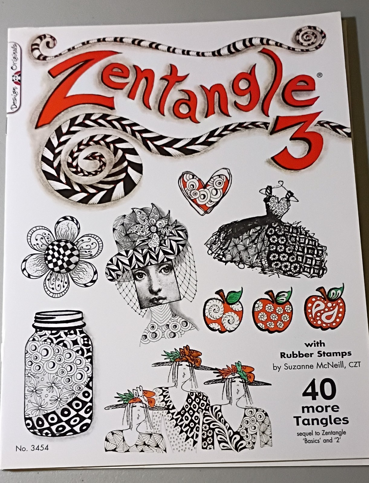 Zentangle Art Book Lot, 7 Books, Zentangle 2 3 4 Basics Time to Tangle