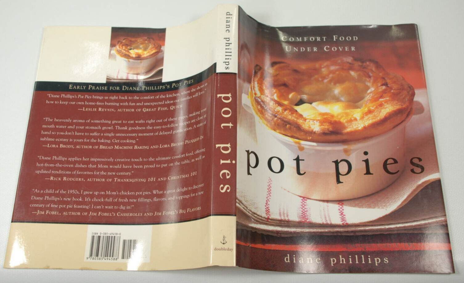 Pot Pies: Comfort Food under Cover by Diane Phillips (2000) 1st ed First Print