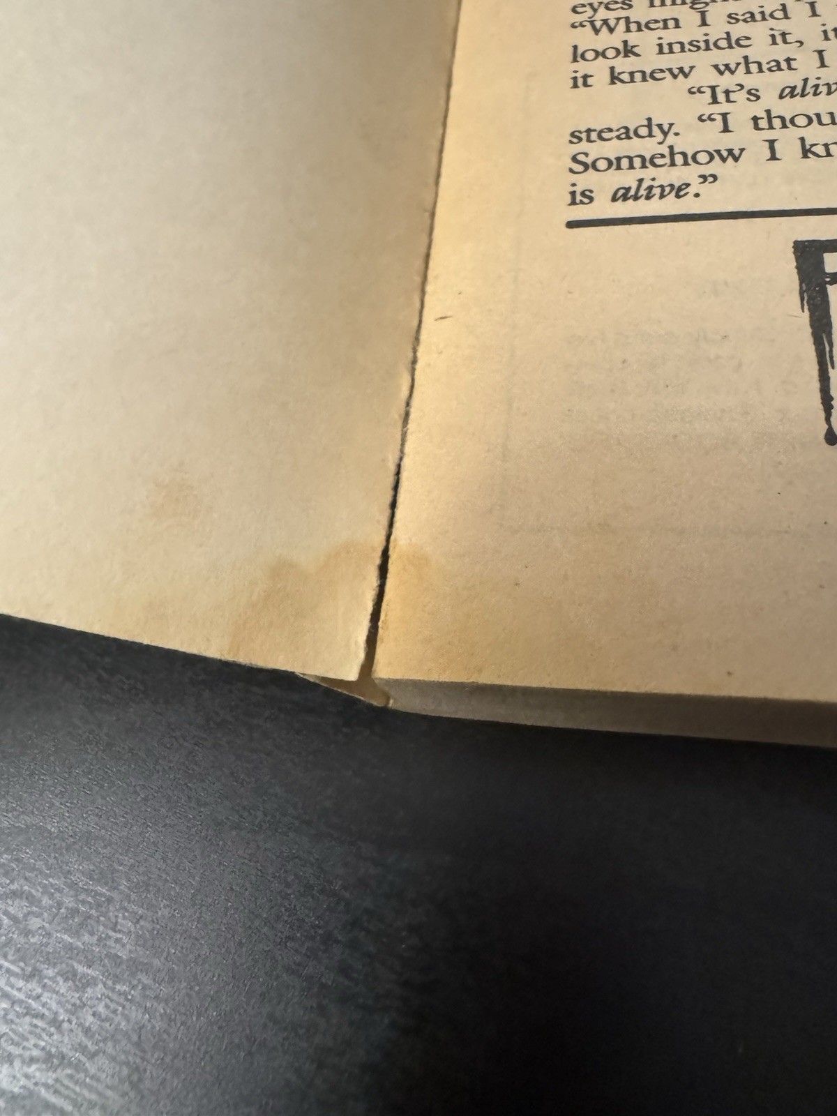 Fear Book by John L. Byrne. First Warner Books Printing (1988, Mass Market)