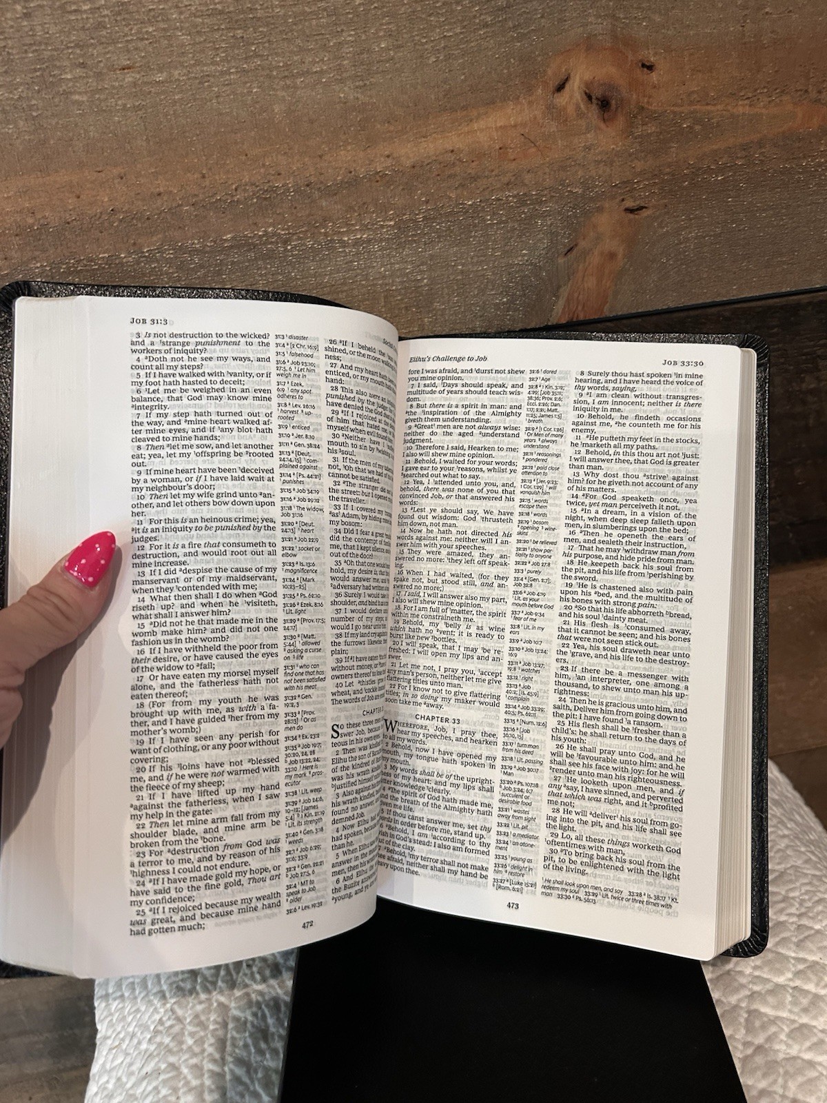 2-HOLY BIBLE King James Version • Reference Edition • Hendrickson Bibles KJV EUC