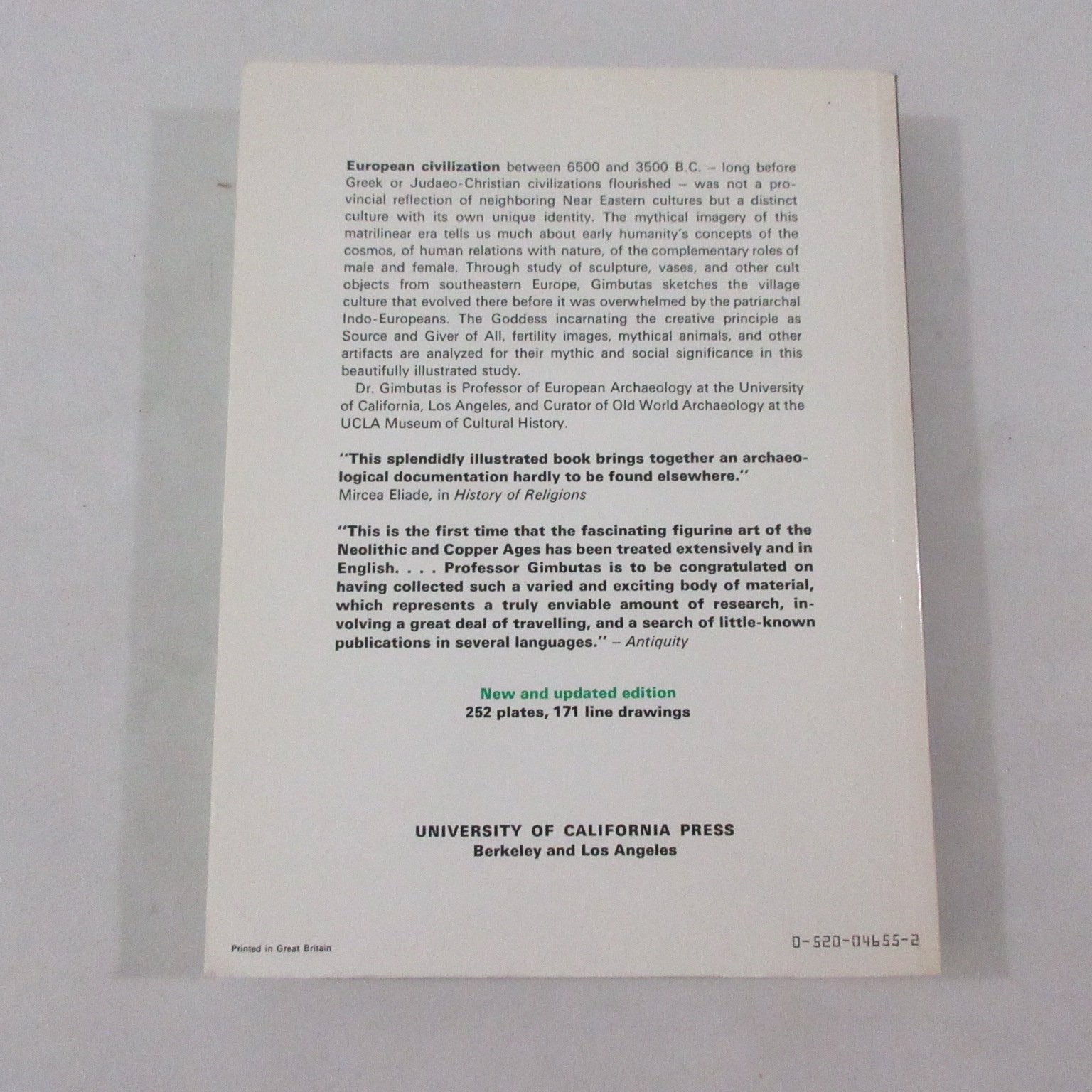 Goddesses Gods Old Europe Marija Gimbutas New Updated Edition Mythology Pagan