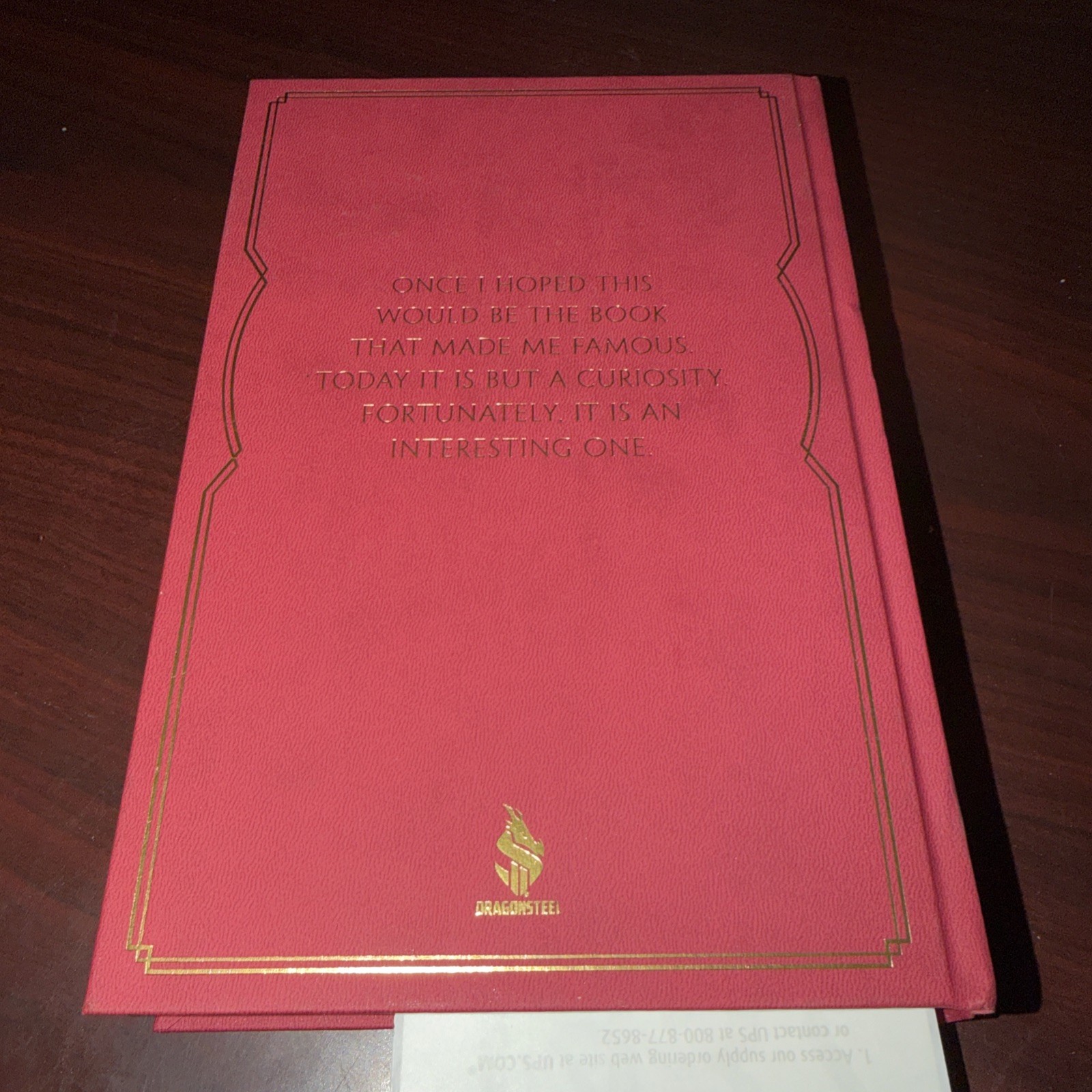 Dragonsteel Prime by Brandon Sanderson – Leatherbound Like New 1st Ed 1st Print