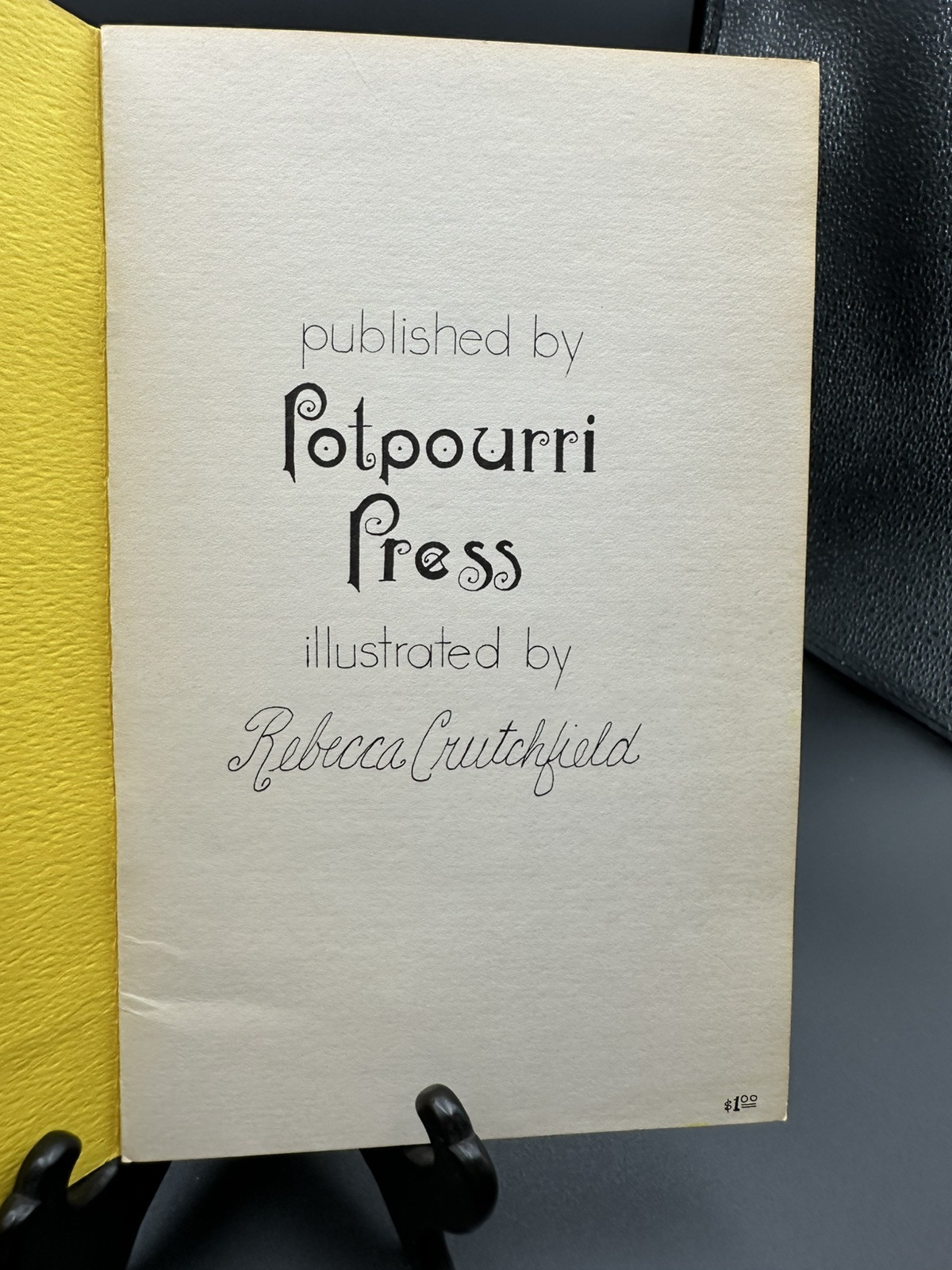 Fondue Cook-In 1968 Potpourri Press Rebecca Crutchfield Booklet Pamphlet 16 Page