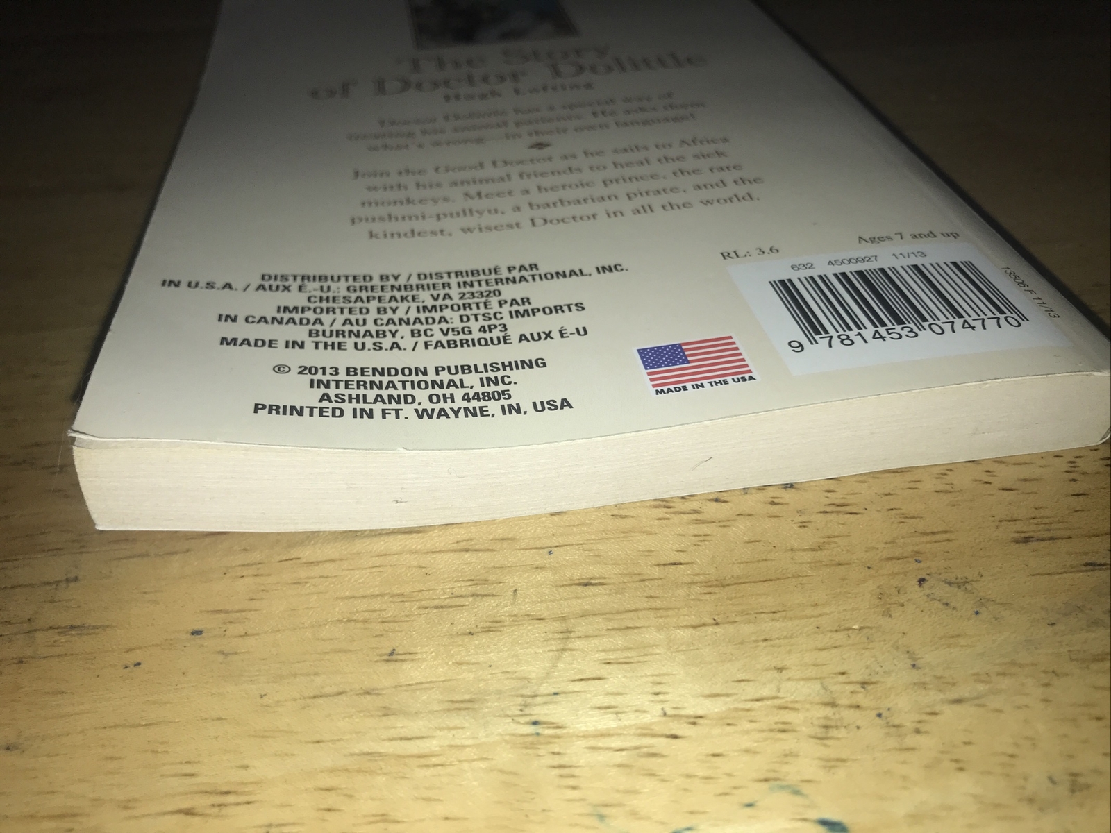 The Story of Doctor Doolittle by Barrie, Sewell, Twain, Carro… by Hugh Lofting