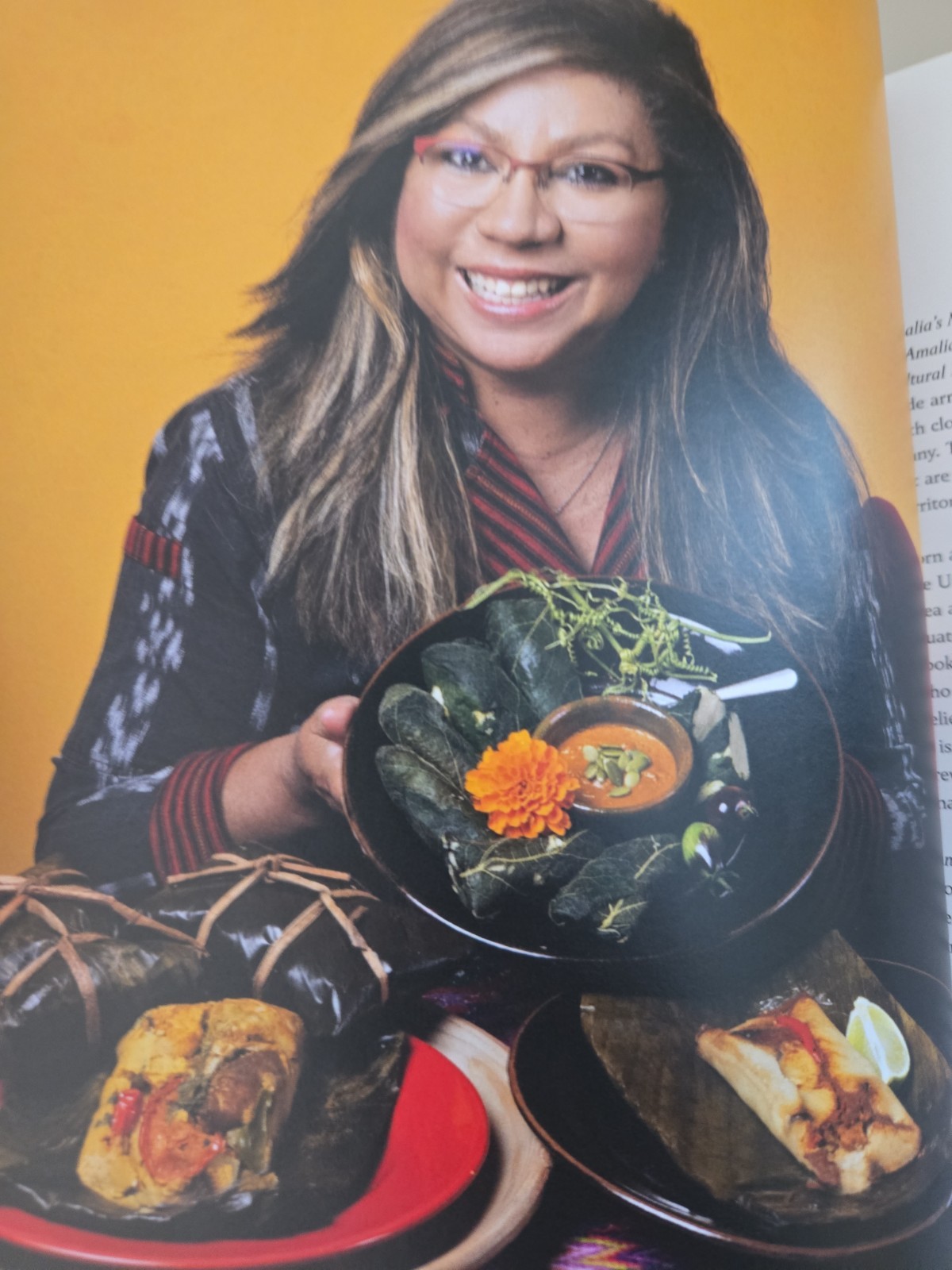 AMALIA’S MESOAMERICAN TABLE 1ST EDIT/PRINTING SIGNED COOKBOOK, LIKE NEW. MEXICAN