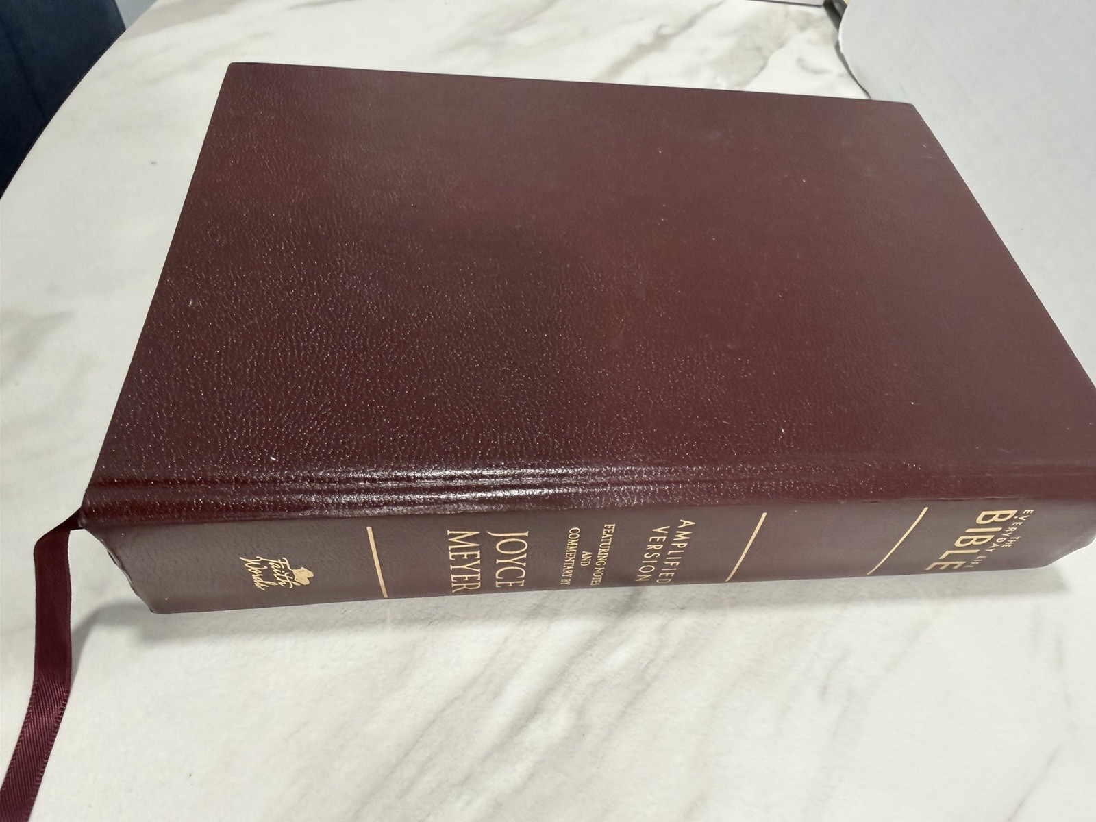 Joyce Meyer The Everyday Life Bible Amplified Version Leather Bound 2009