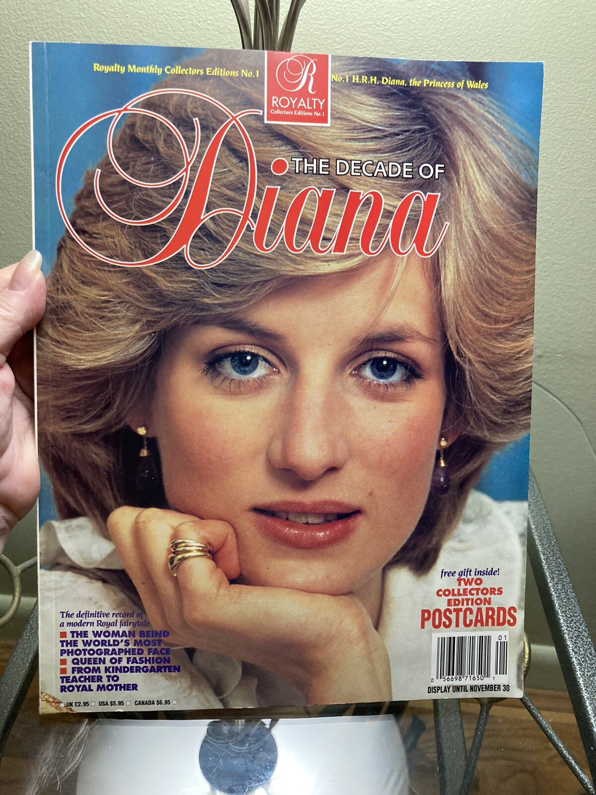 ROYALTY Collectors Edition #1 Decade of Princess Diana 1991