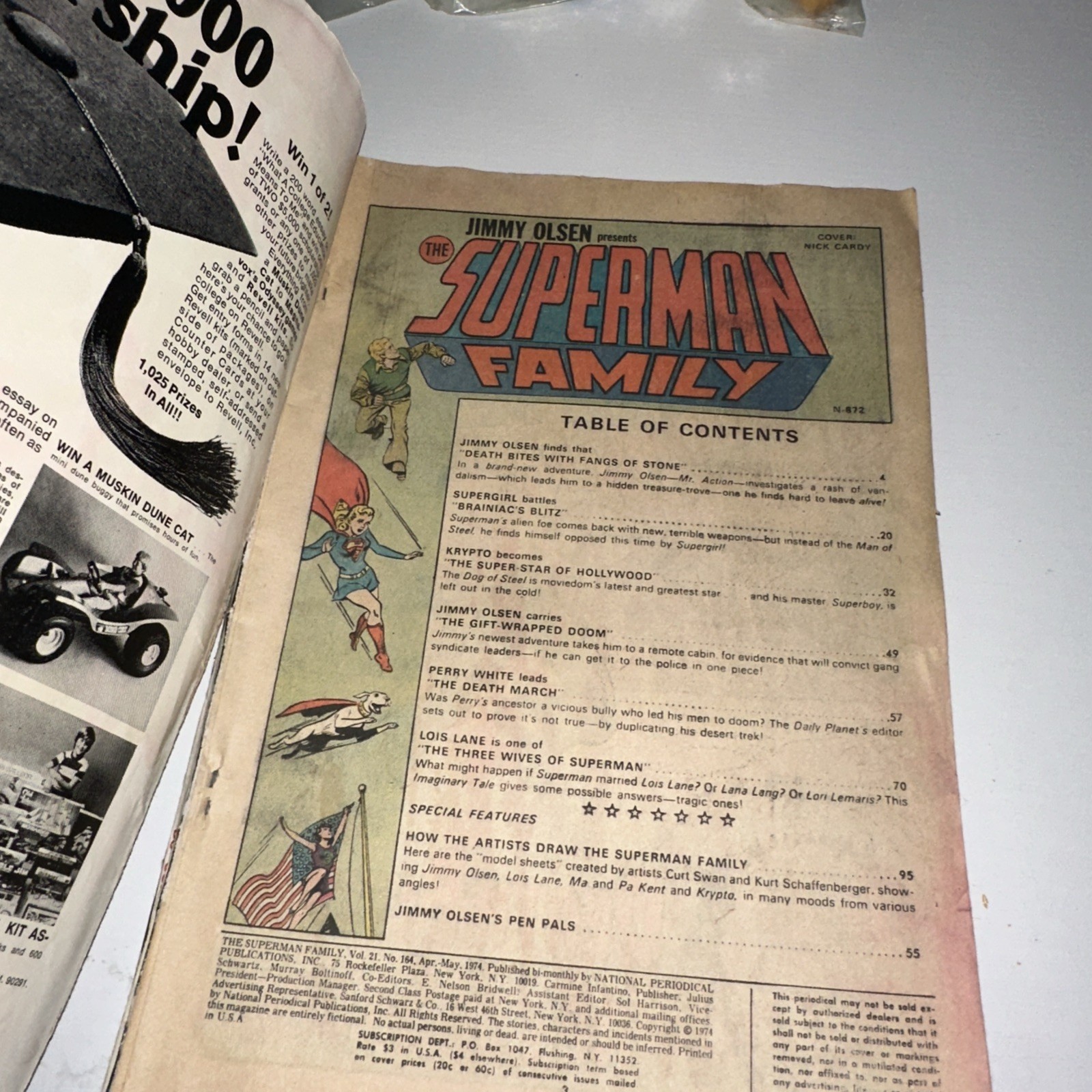 SUPERMAN FAMILY # 164, MAY 1974, 100 PAGES!