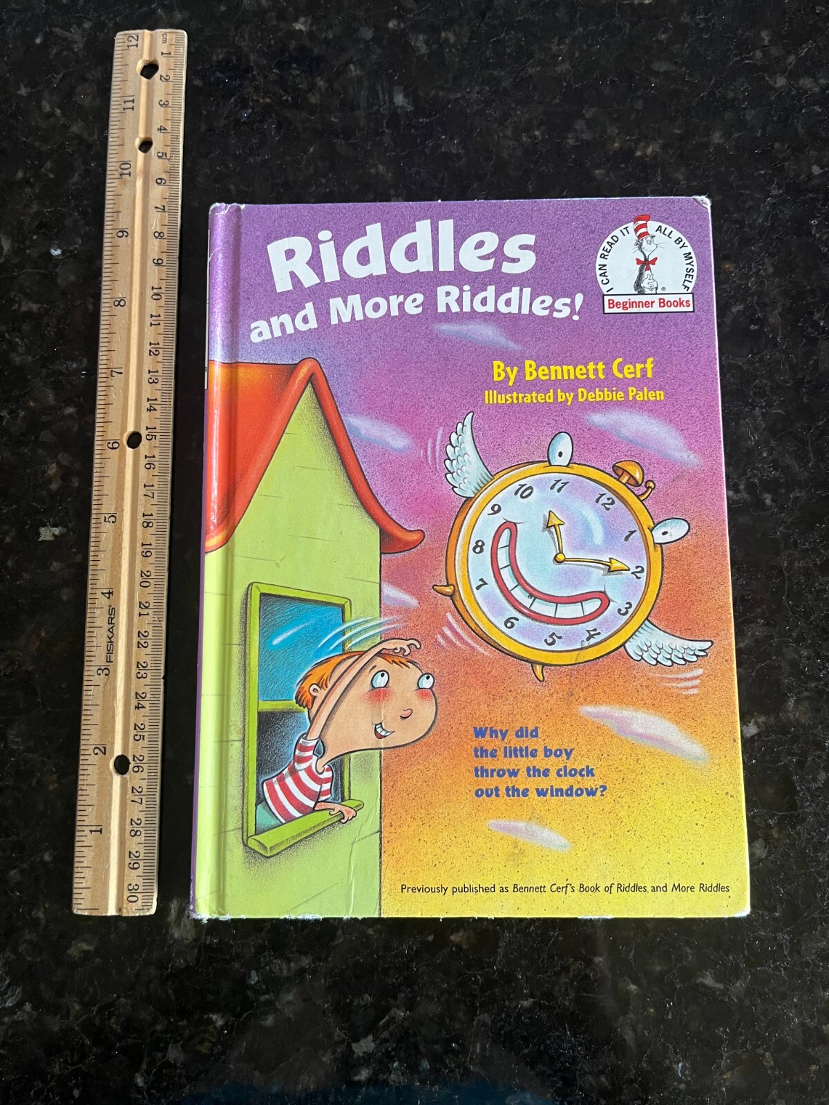 Riddles and more riddles by Bennett Cerf Seuss Beginner Book HC 6.75″x9.25″ #1