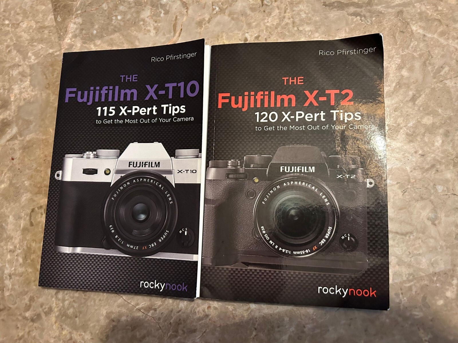 LOT 2 BOOKS The Fujifilm X-T10 & X-T2 125 X-Pert Tips Rico Pfirstinger