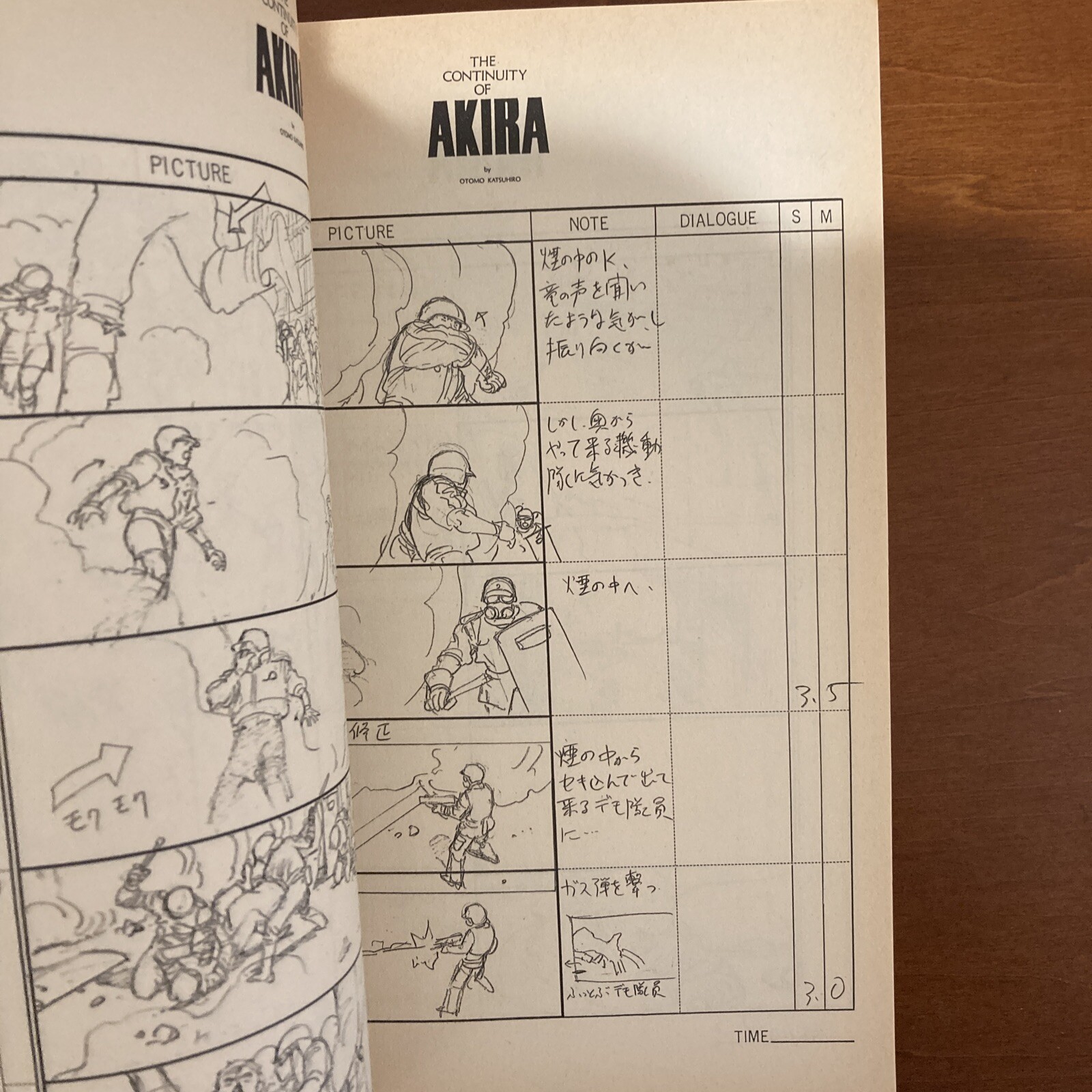 AKIRA Storyboard Collection 1 THE CONTINUITY OF AKIRA Katsuhiro Otomo Art Book