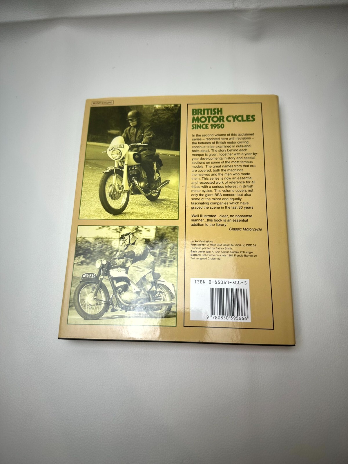British Motor Cycles Since 1950 by Steve Wilson 1983 Hardcover Automotive Vol 2