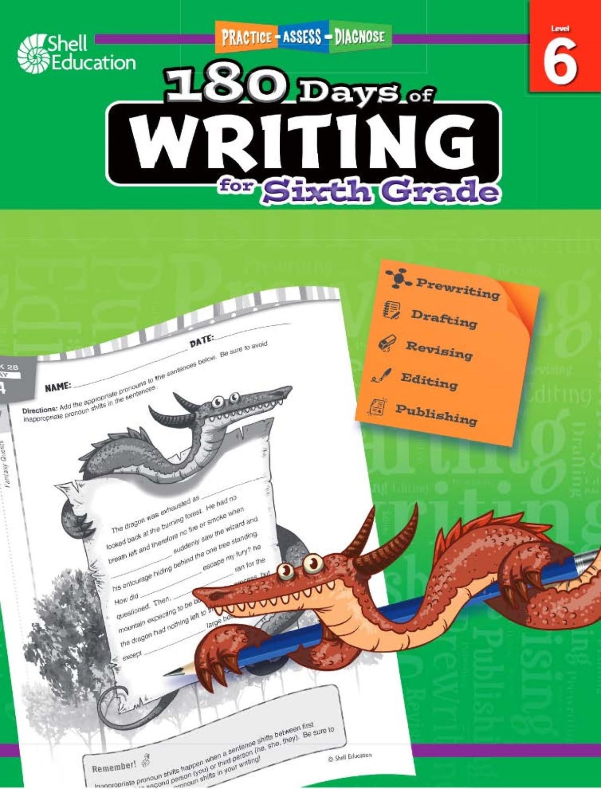 180 Days™: Writing for 6th Grade Practice Workbook for Classroom and Home,…
