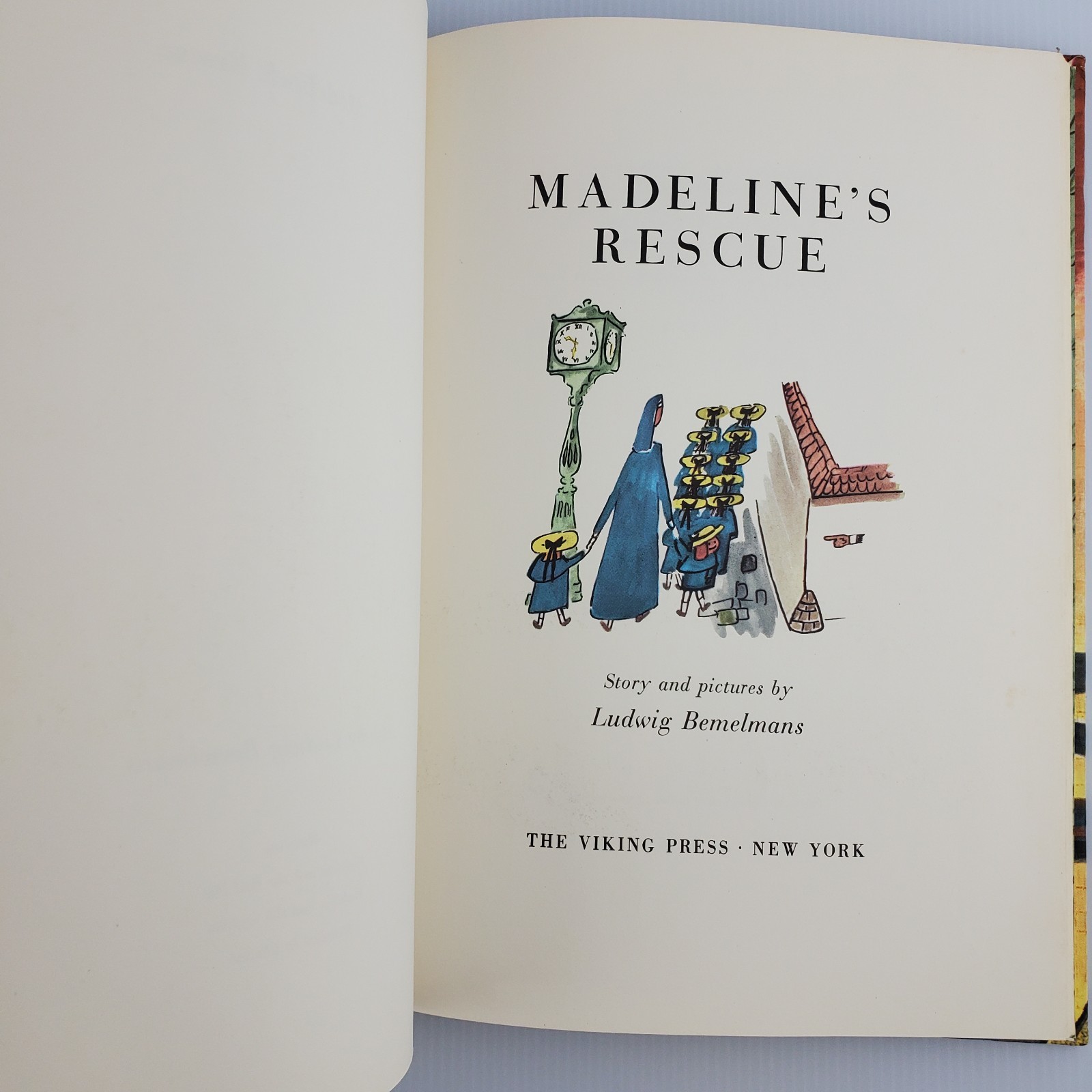 Madeline’s Rescue by Ludwig Bemelmans 1953 Viking Press Hardcover