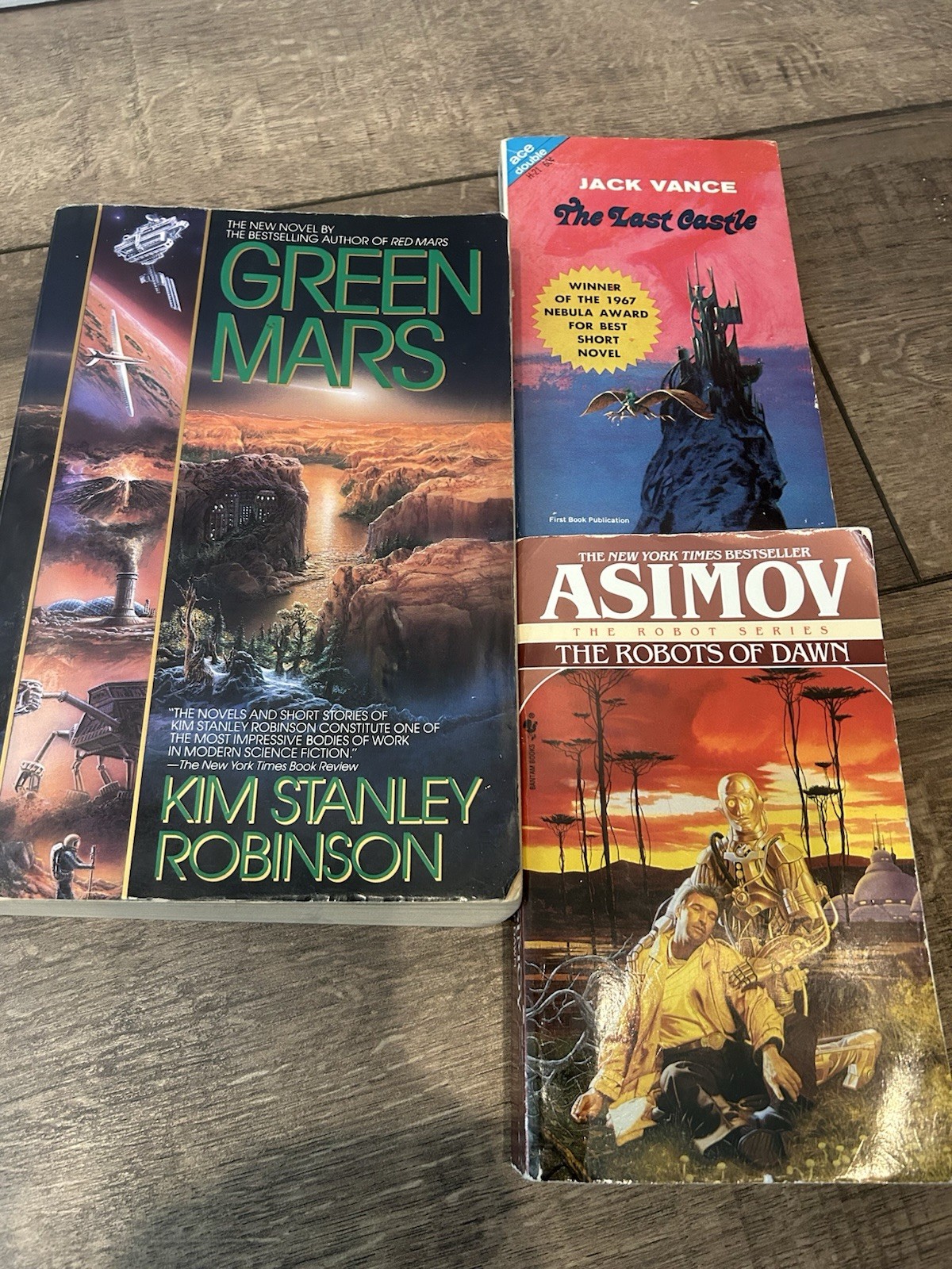 Sci Fi Lot of 14 – Greg Bear, Simak, C. Clarke, Vance, Asimov – Eon, Last Castle