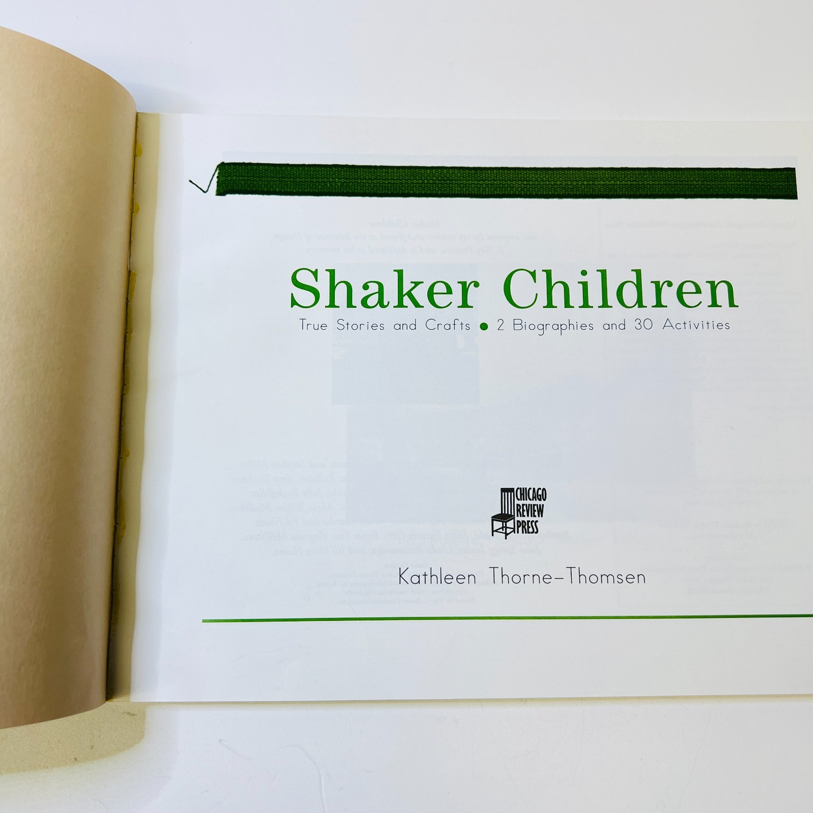 Shaker Children: True Stories and Crafts – Paperback