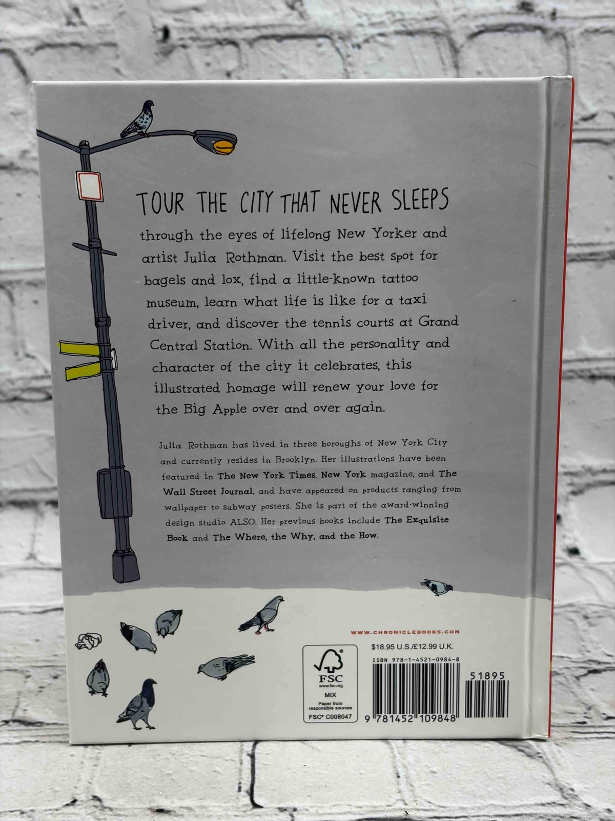 Hello NY: An Illustrated Love Letter to the Five Boroughs by Julia Rothman [1st