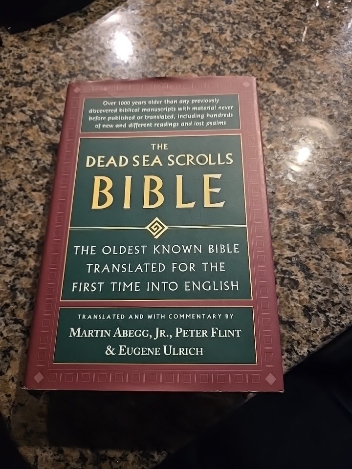 Dead Sea Scrolls Bible Martin Abegg Eugene Ulrich SIGNED BY PETER FLINT HB/DJ