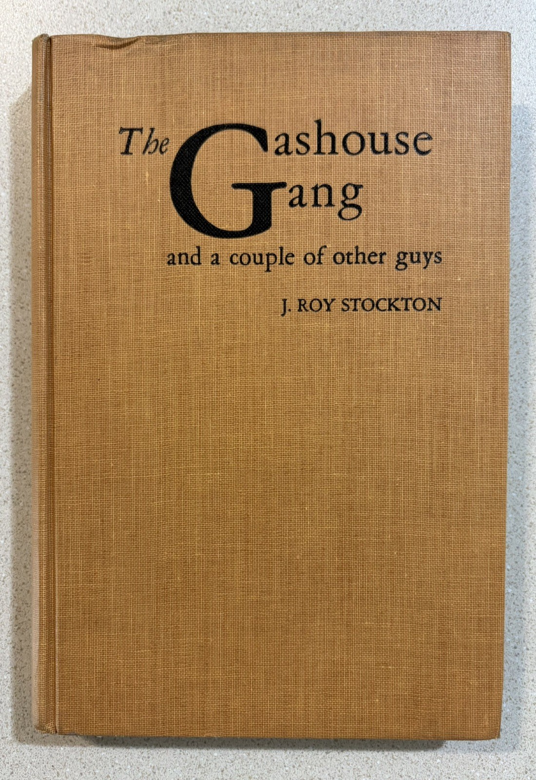 The Gashouse Gang St Louis Cardinals 1st ed 3rd p DJ HC 1945 Dizzy Dean