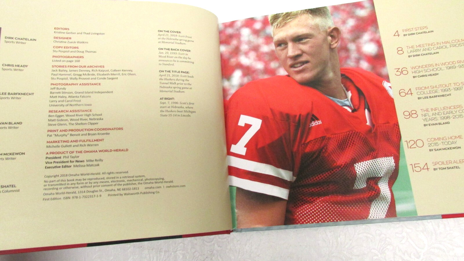 Frost: A Husker’s Journey Home by Omaha World-Herald Sports Writers HDBK BOOK