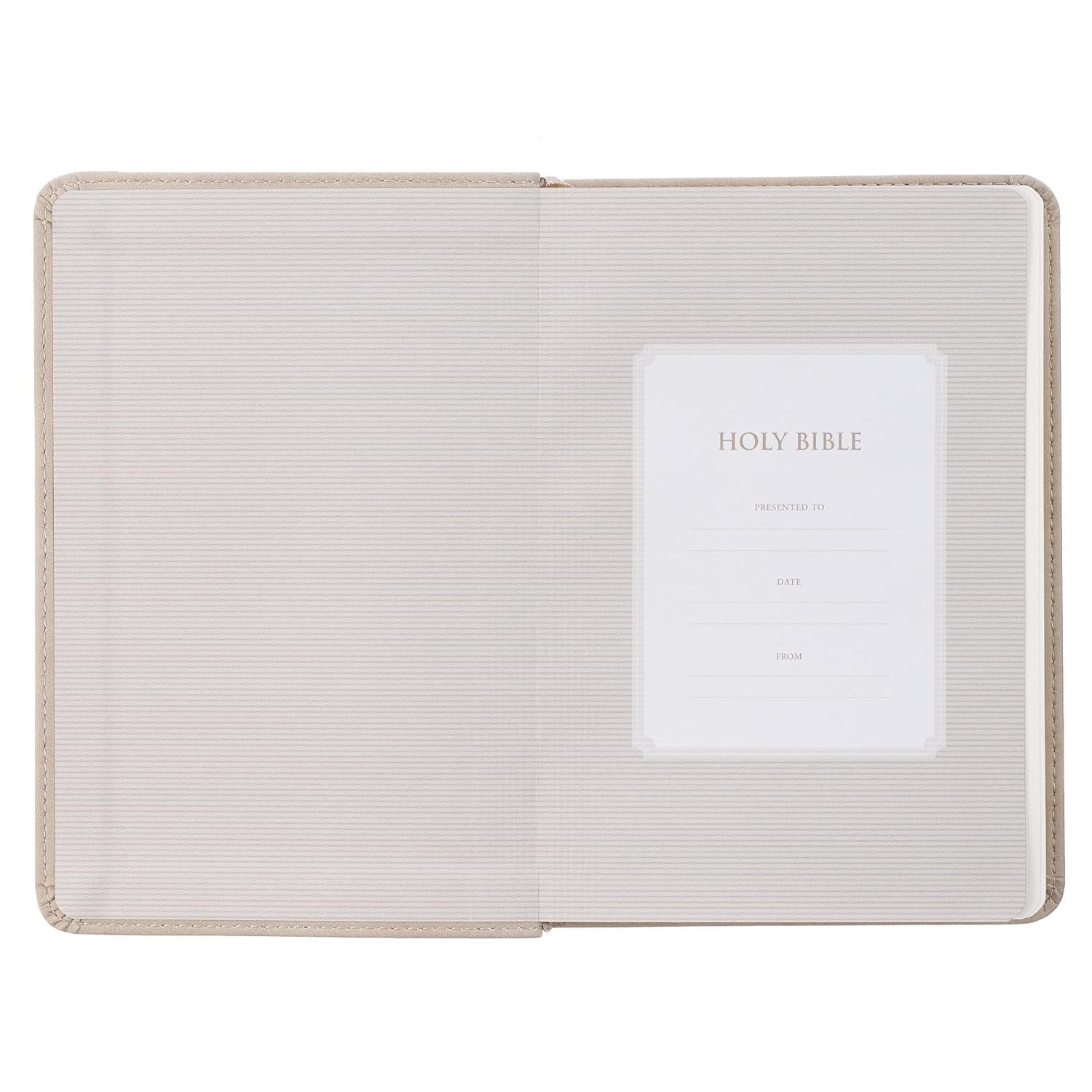 Holy Bible, Compact Vegan Leather Red Letter Edition – Ribbon Marker, King James