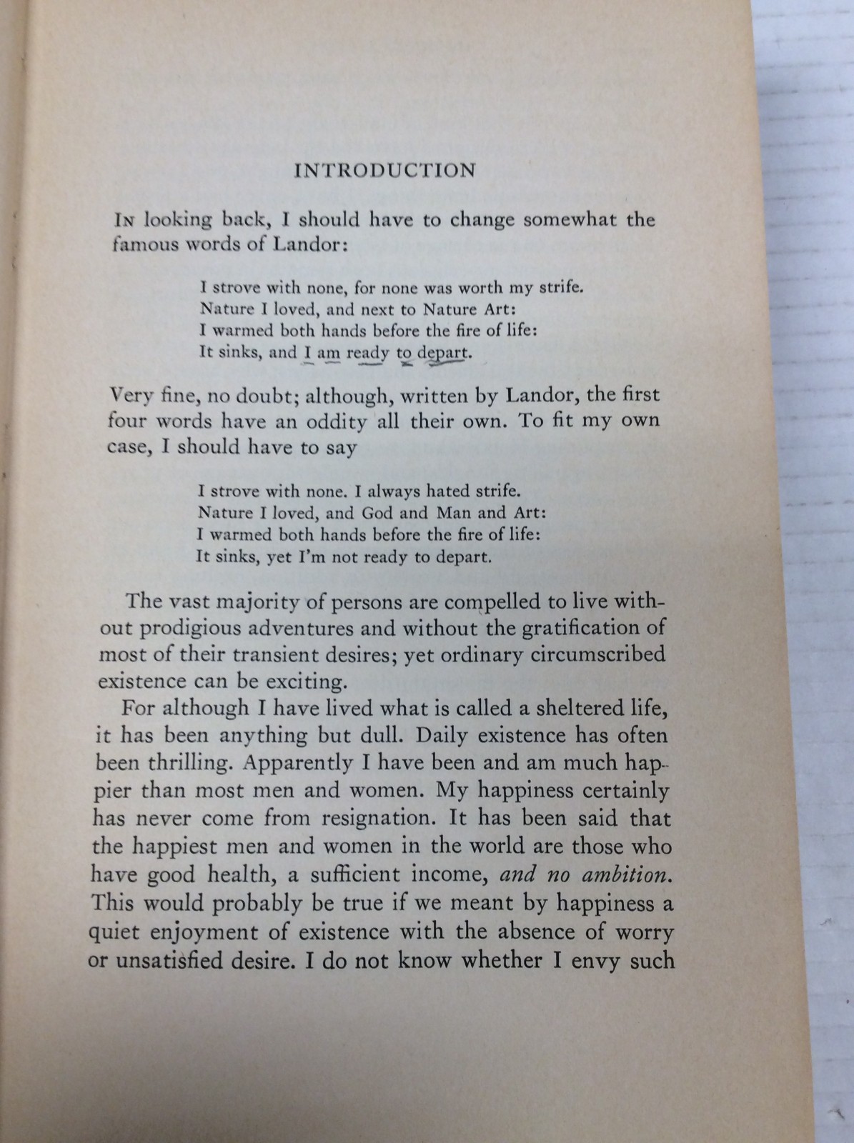 AUTOBIOGRAPHY WITH LETTERS William Lyon Phelps HC + Personal Notes 1939
