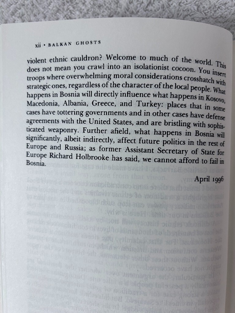 Robert D. Kaplan, Balkan Ghosts; Misha Glenny, The Balkans