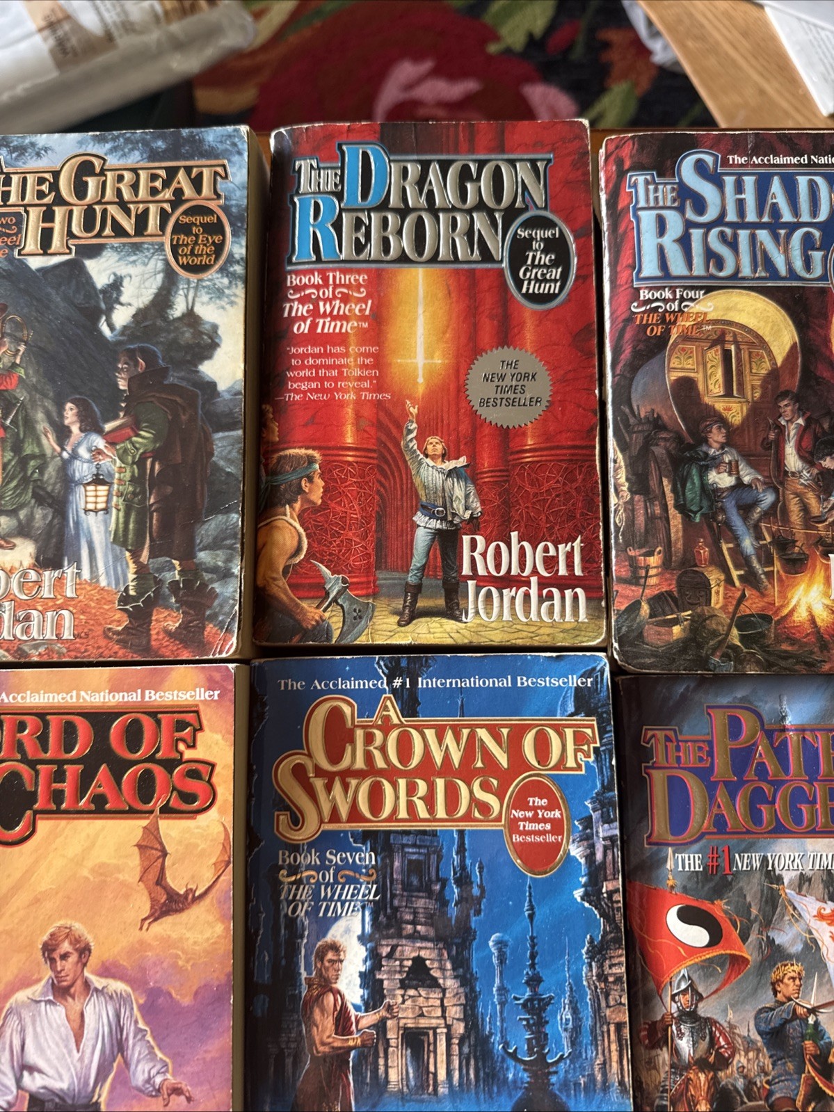 The Wheel of Time Complete Set 1-14 + prequel 15 PB Books Robert Jordan