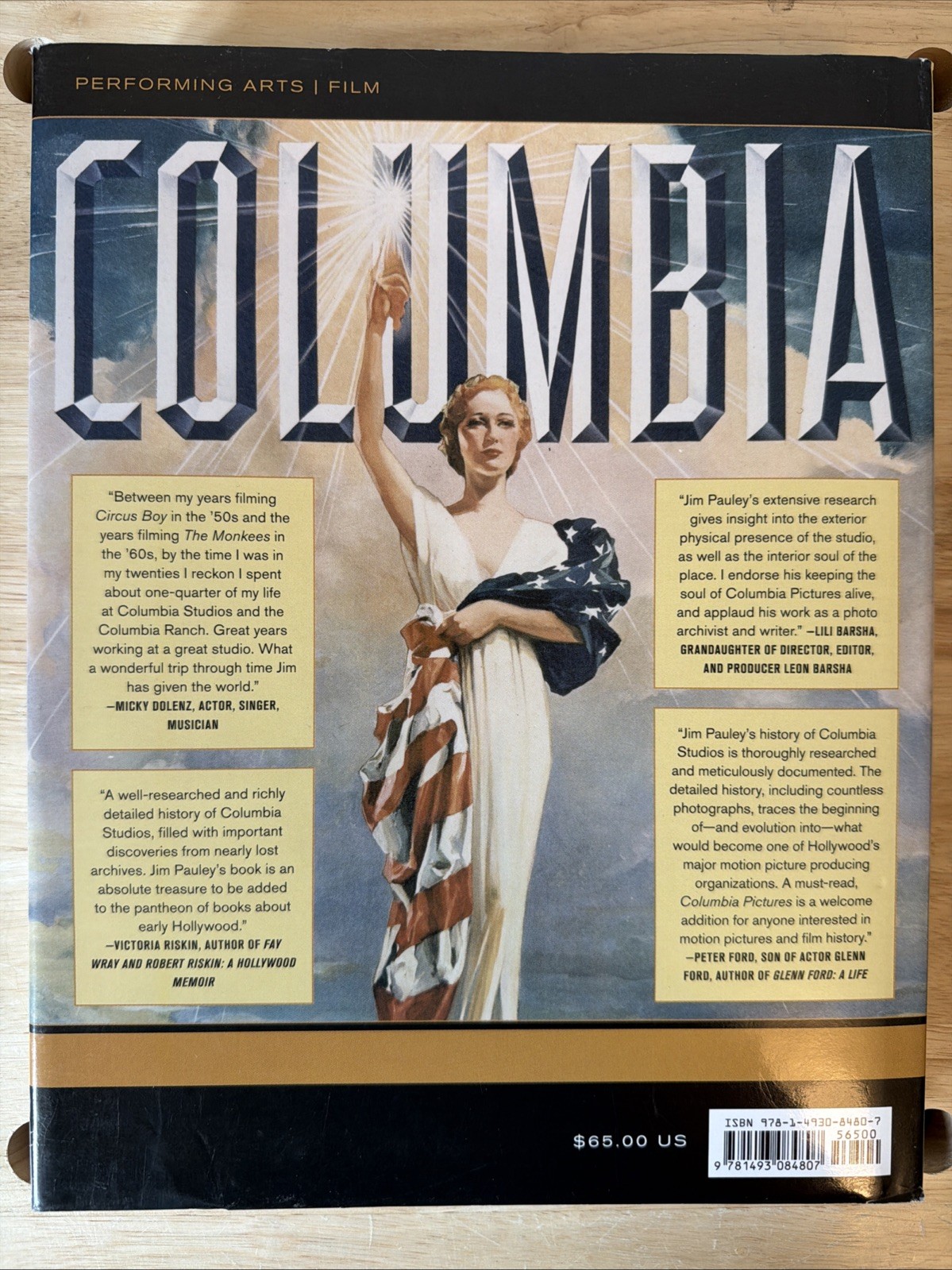COLUMBIA PICTURES Jim Pauley Hardcover Book Hollywood Motion Picture Magic