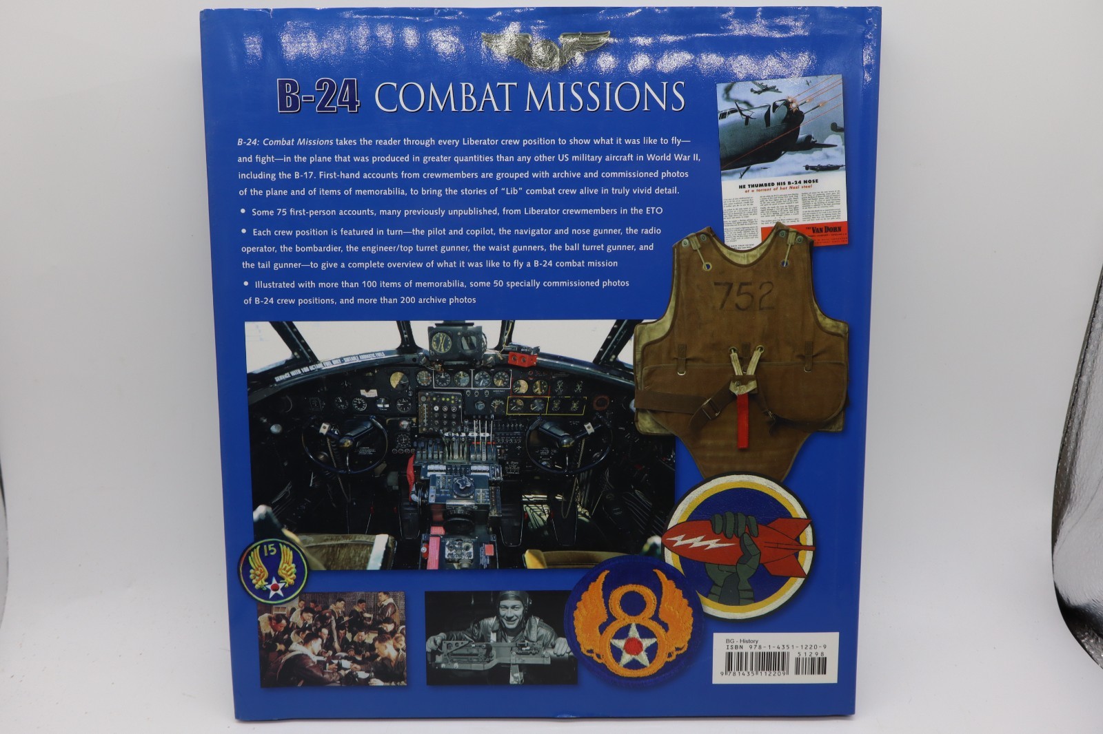 B-24 Combat Missions Bowman Hardcover Illustrated 2009 Book