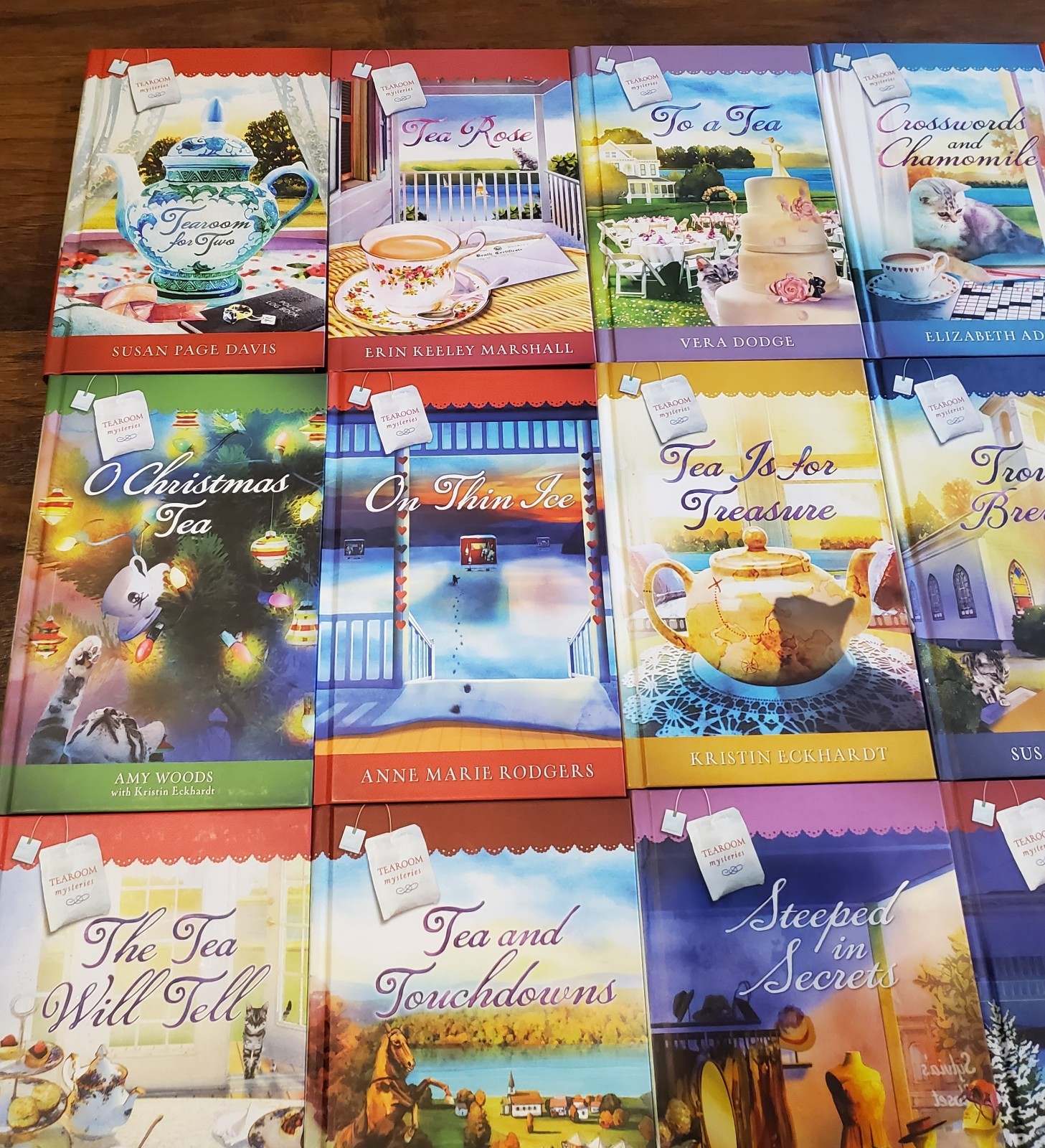 Tearoom Mysteries Series Hardcover Books by Guideposts – Lot of 19