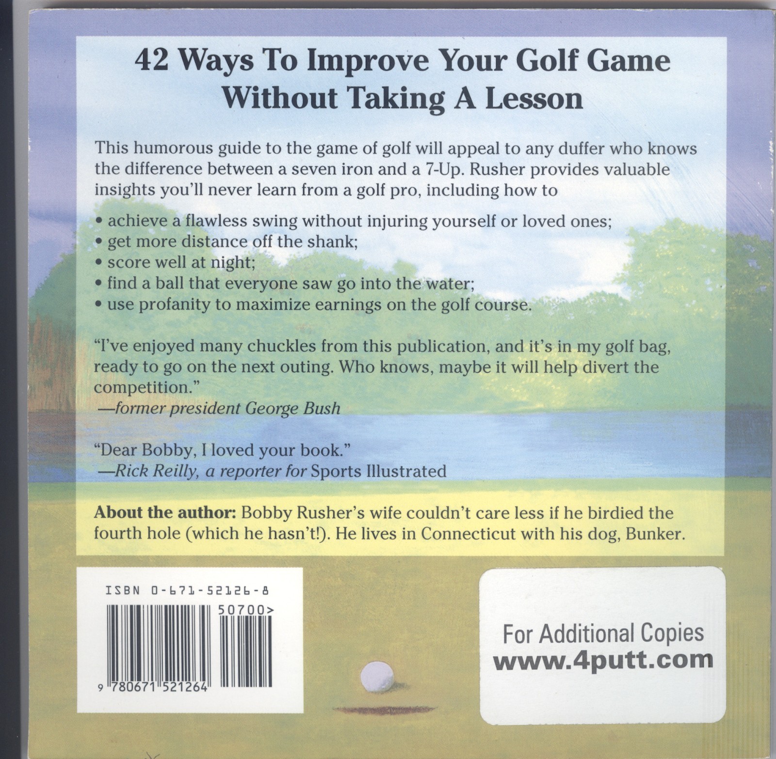 How to Line Up Your Fourth Putt by Bobby Rusher