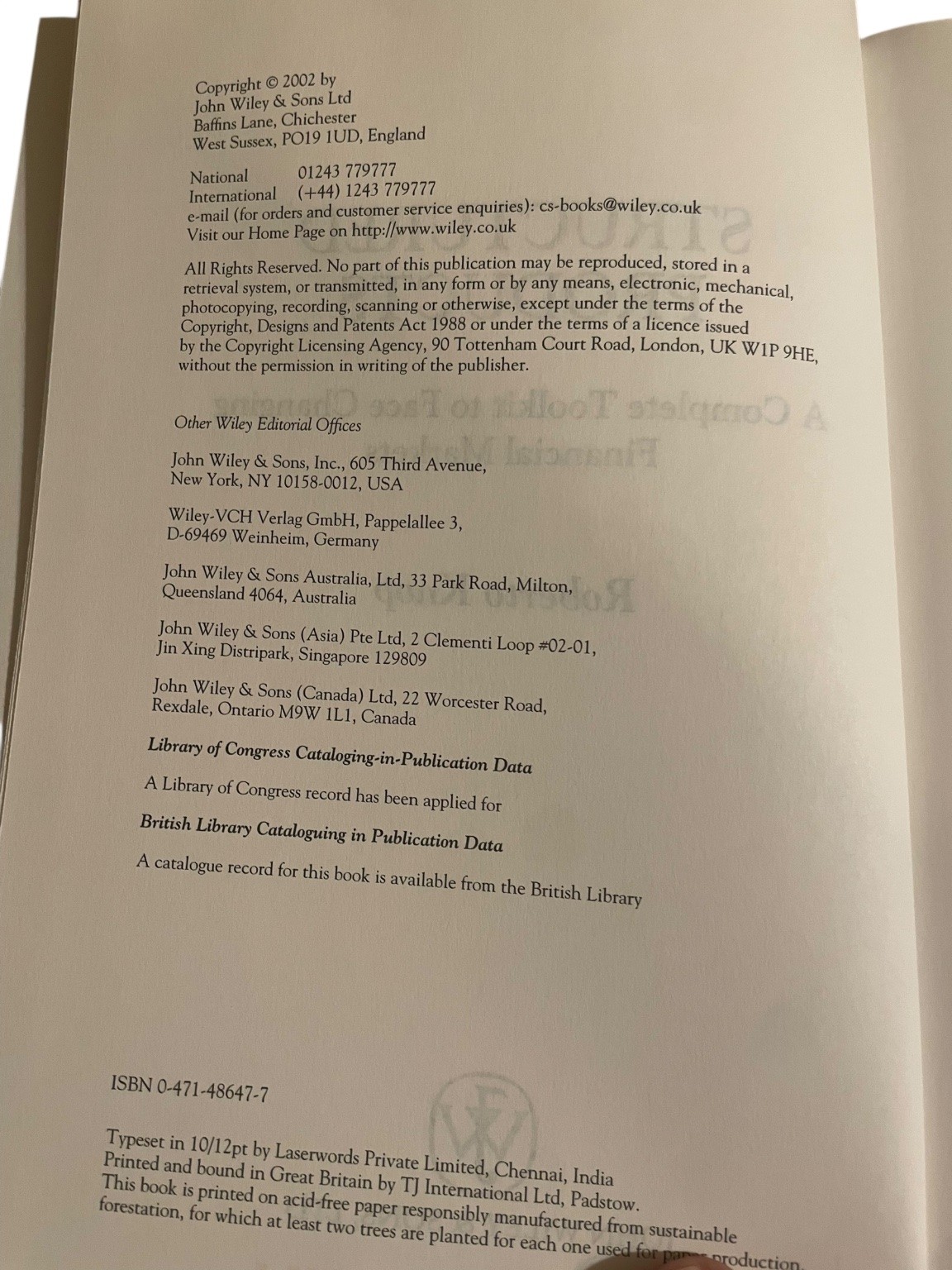 Structured Products Roberto Knop 2002 Wiley Ltd Finance Toolkit