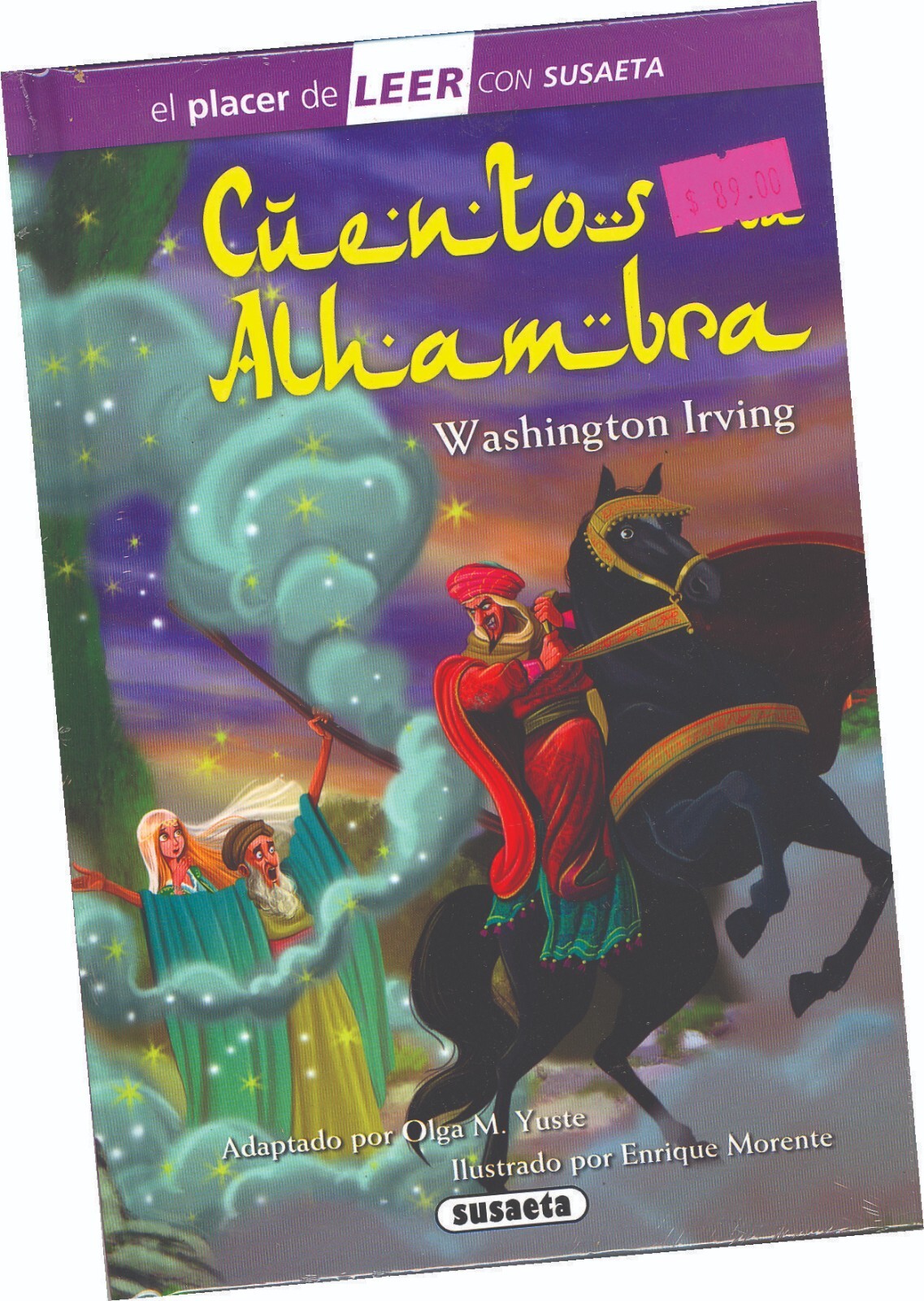 LIBRO SERIE LEER CON SUSAETA “CUENTOS DE LA ALHAMBRA”, W. IRVING, EN ESPAÑOL