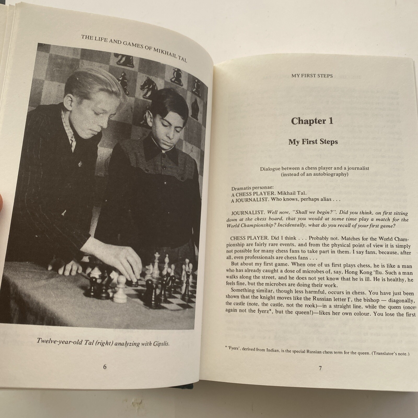 The Life and Games of Mikhail Tal 1st Edition Hardcover RHM Press