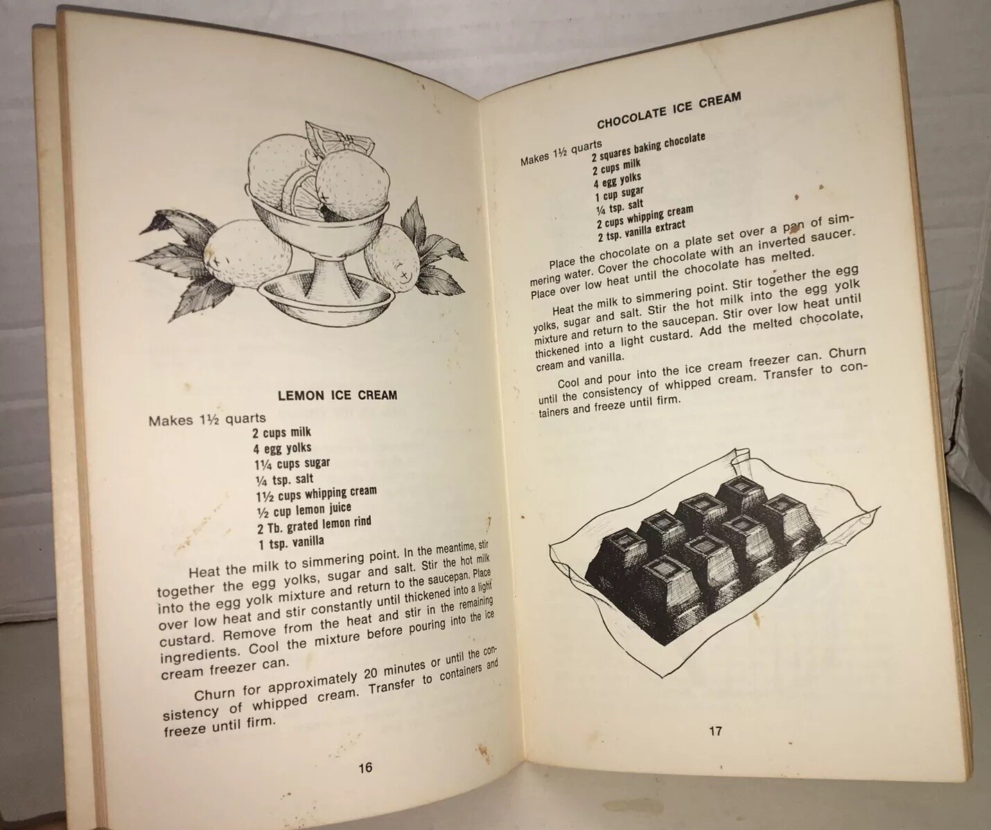 Ice Cream by Irena Chalmers, 1974, Potpourri Press – Scarce HTF Vintage Cookbook