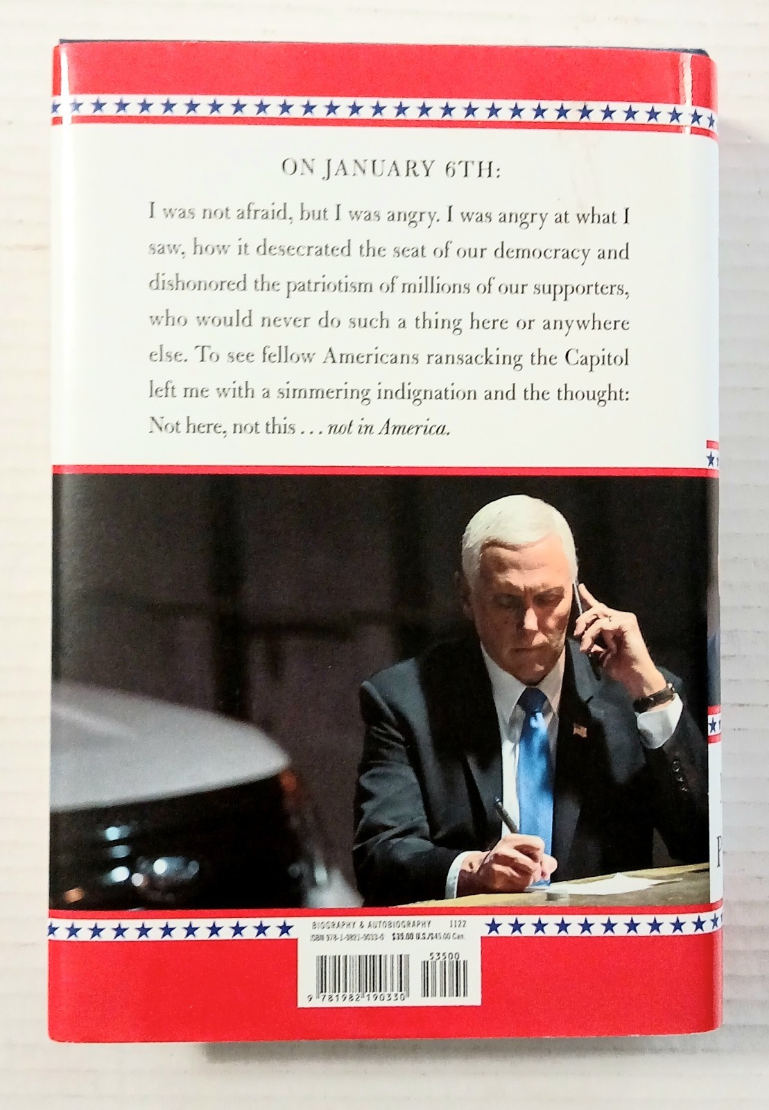 MIKE PENCE AUTOGRAPHED “SO HELP ME GOD” 2022 SIGNED EDITION TRUMP JANUARY 6TH