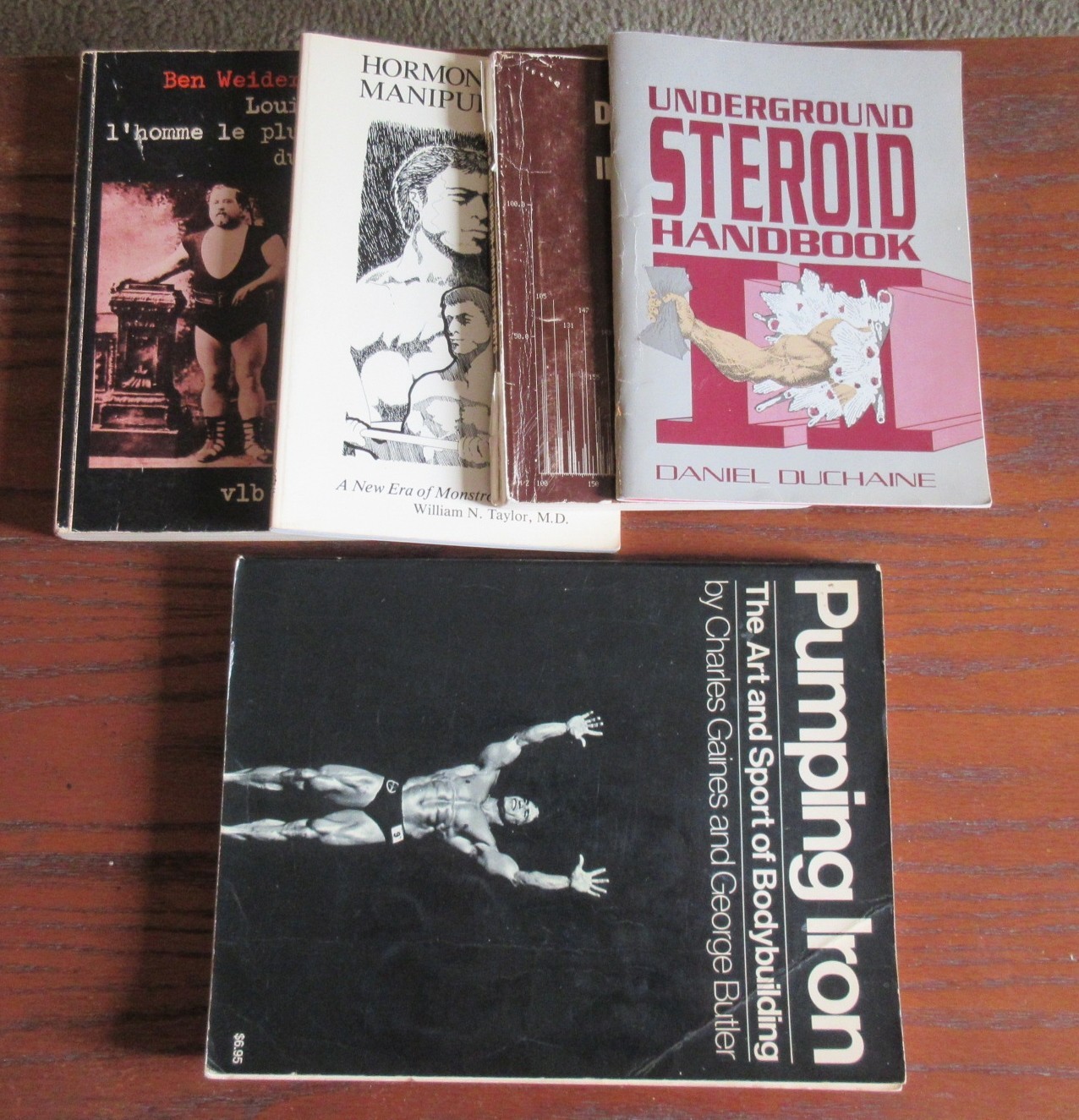 RARE UNDERGROUND STEROID HANDBOOK DAN DUCHAINE, + 4 related books and pumping i